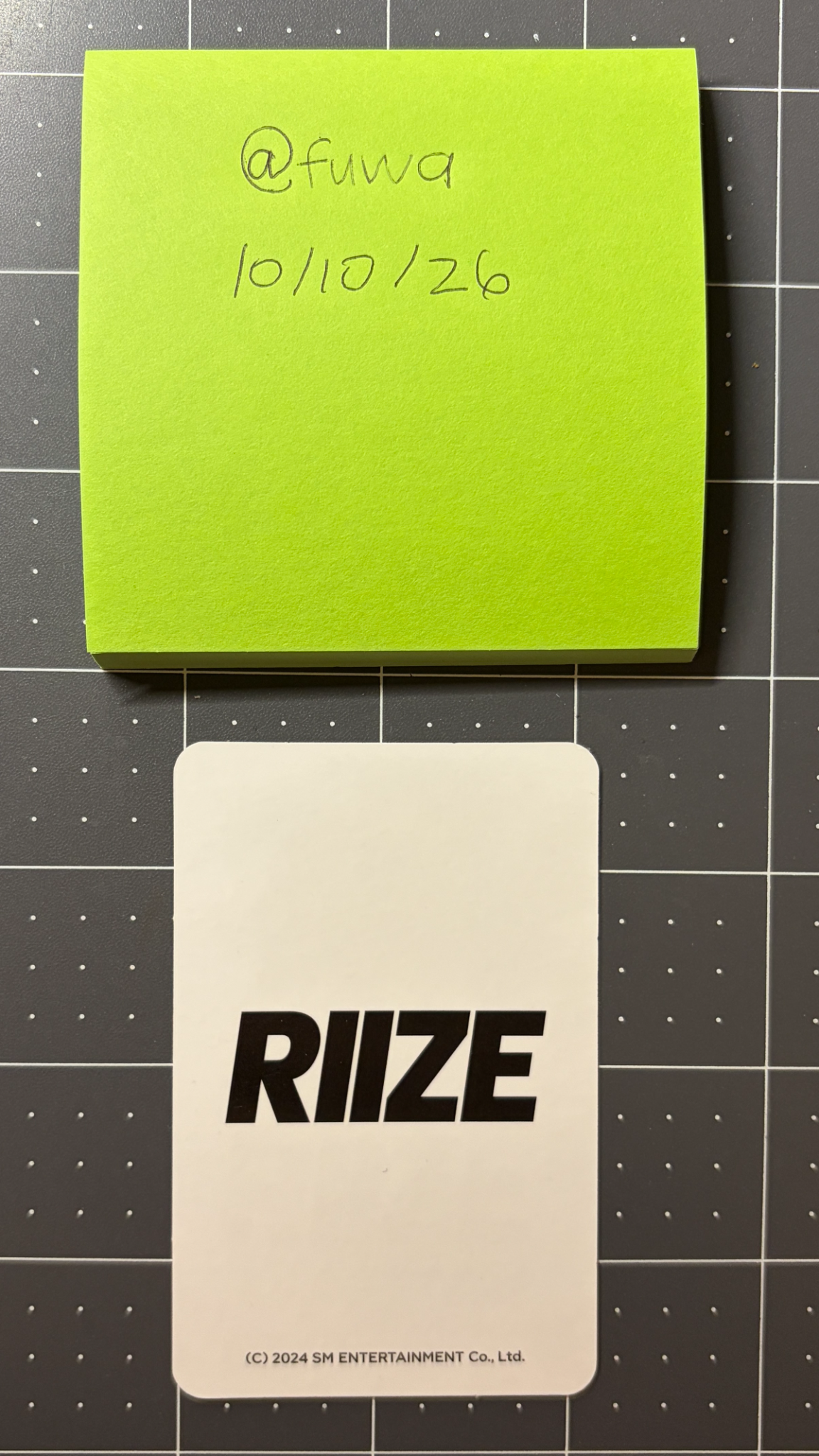 RIIZE Sohee RIIZE - Sohee - RIIZE-UP MD Other trading card white version merch photocard listing photo 2