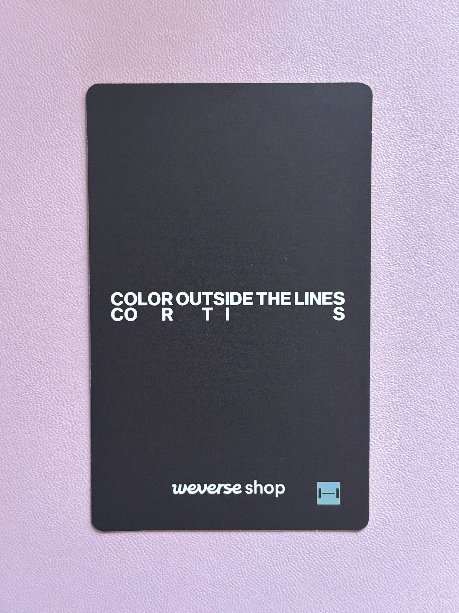 CORTIS Seonghyeon CORTIS - Seonghyeon - COLOR OUTSIDE THE LINES Album weverse global shop (wvg) 2025 year end pob (pre-order benefit) listing photo 2