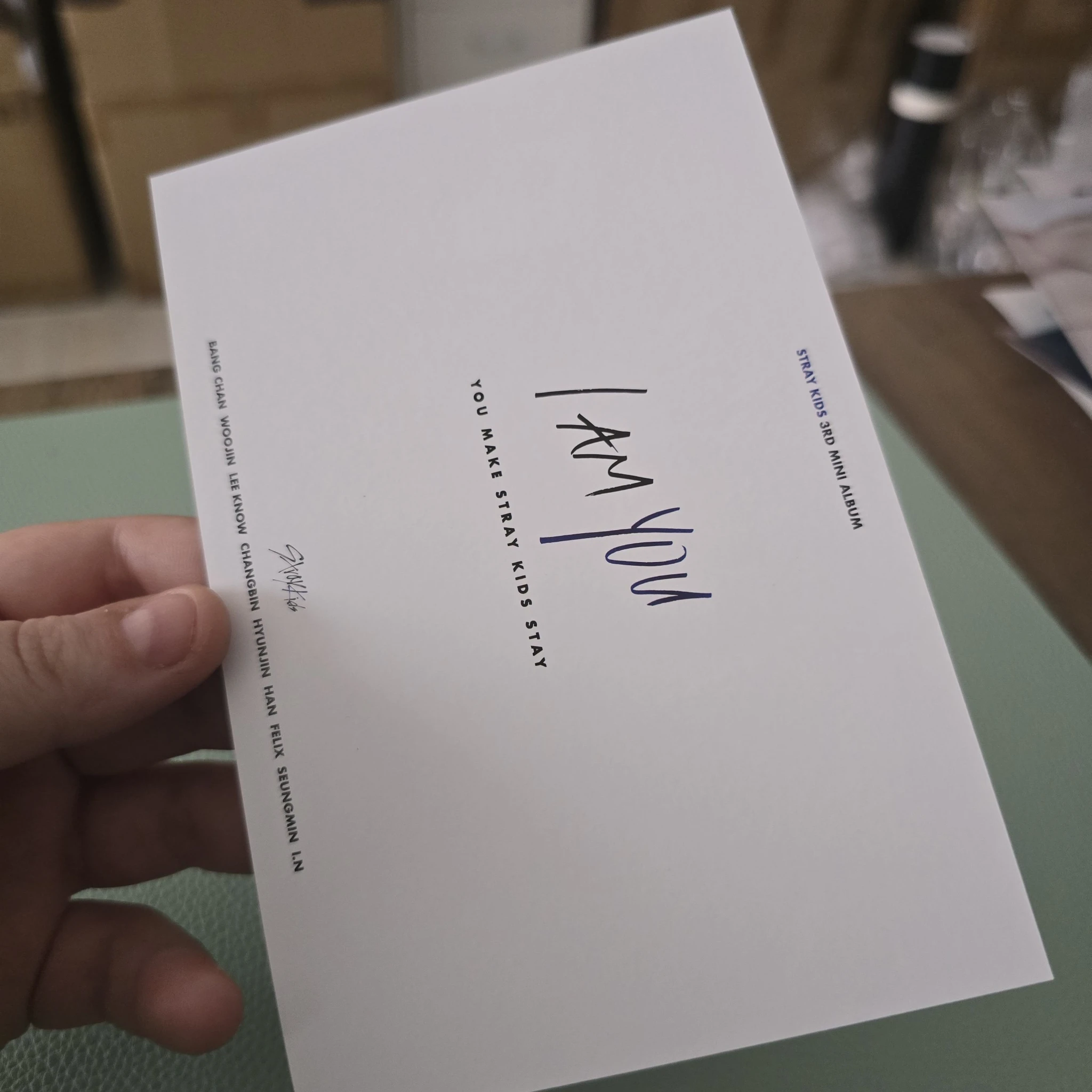 Stray Kids Stray Kids - I am YOU Album pob (pre-order benefit) postcard listing photo 2