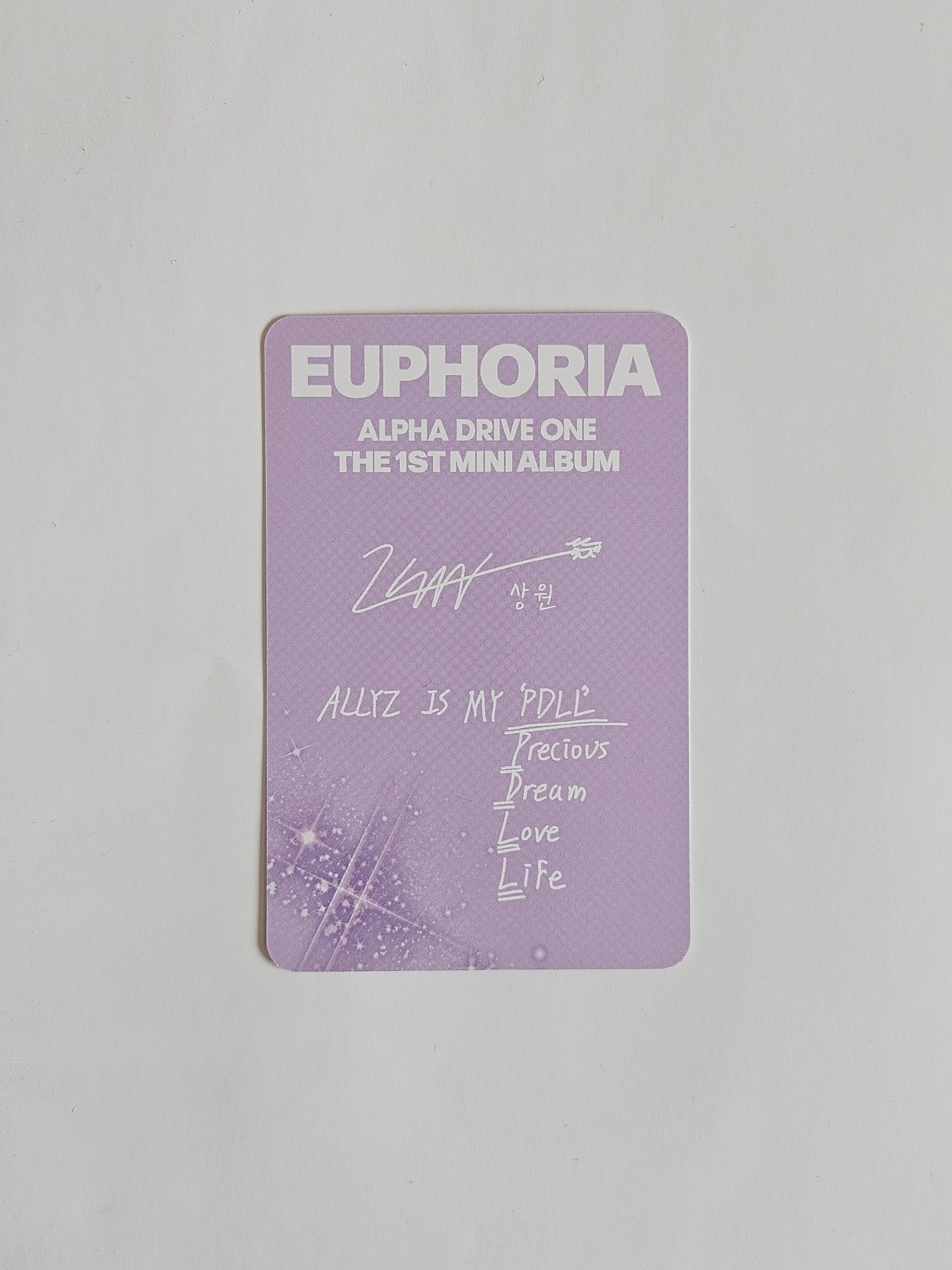 ALPHA DRIVE ONE Sangwon ALPHA DRIVE ONE - Sangwon - EUPHORIA Album jewel case version listing photo 2
