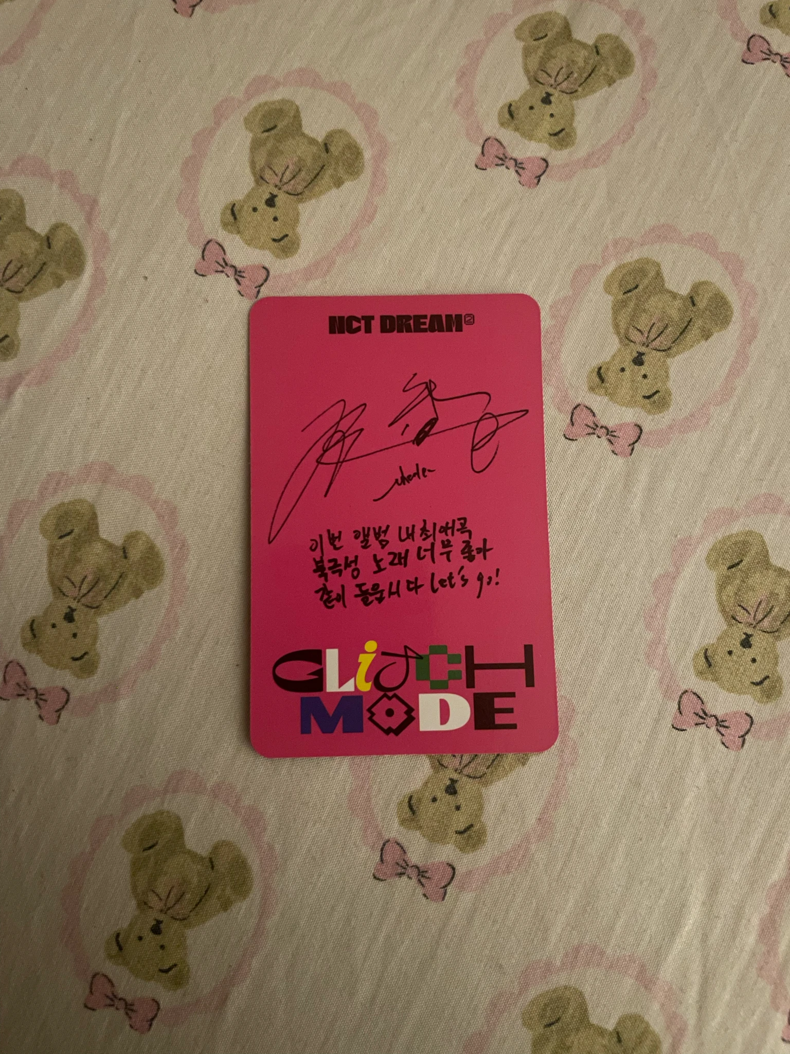 NCT DREAM Chenle NCT DREAM - Chenle - Glitch Mode Album glitch ver. listing photo 2