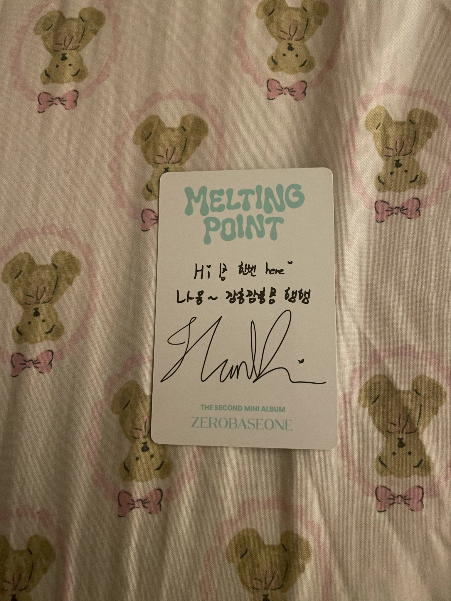 ZEROBASEONE Hanbin ZEROBASEONE - Hanbin - Melting Point Album mystery listing photo 2
