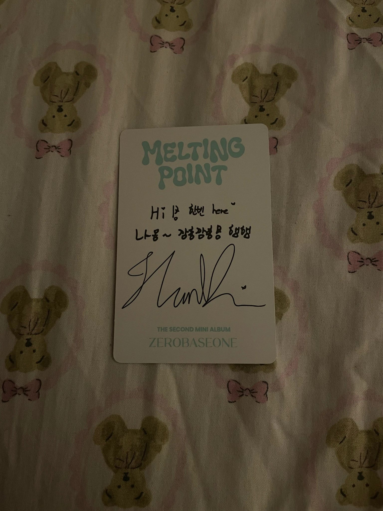 ZEROBASEONE Hanbin ZEROBASEONE - Hanbin - Melting Point Album mystery listing photo 2