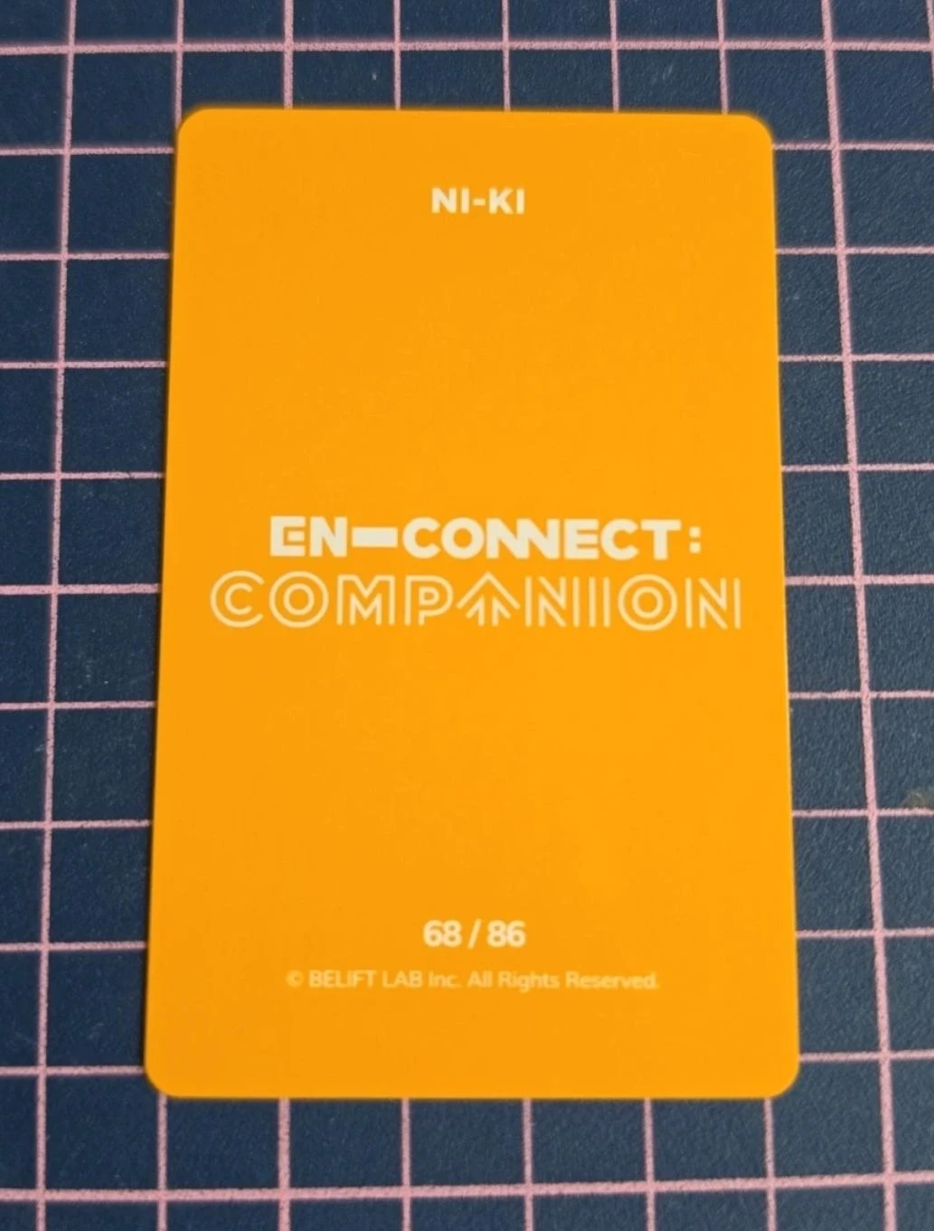 ENHYPEN Ni-ki ENHYPEN - Ni-ki - EN-CONNECT : COMPANION Event trading card listing photo 2