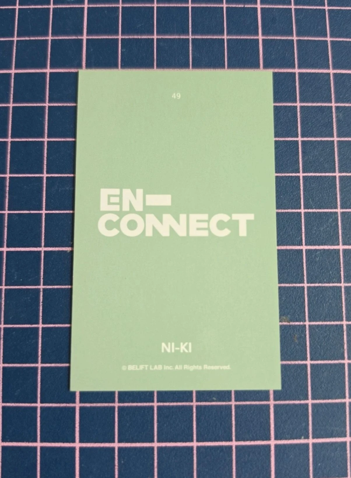 ENHYPEN Ni-ki ENHYPEN - Ni-ki - 2021 ENHYPEN FANMEETING EN-CONNECT Event trading card listing photo 2