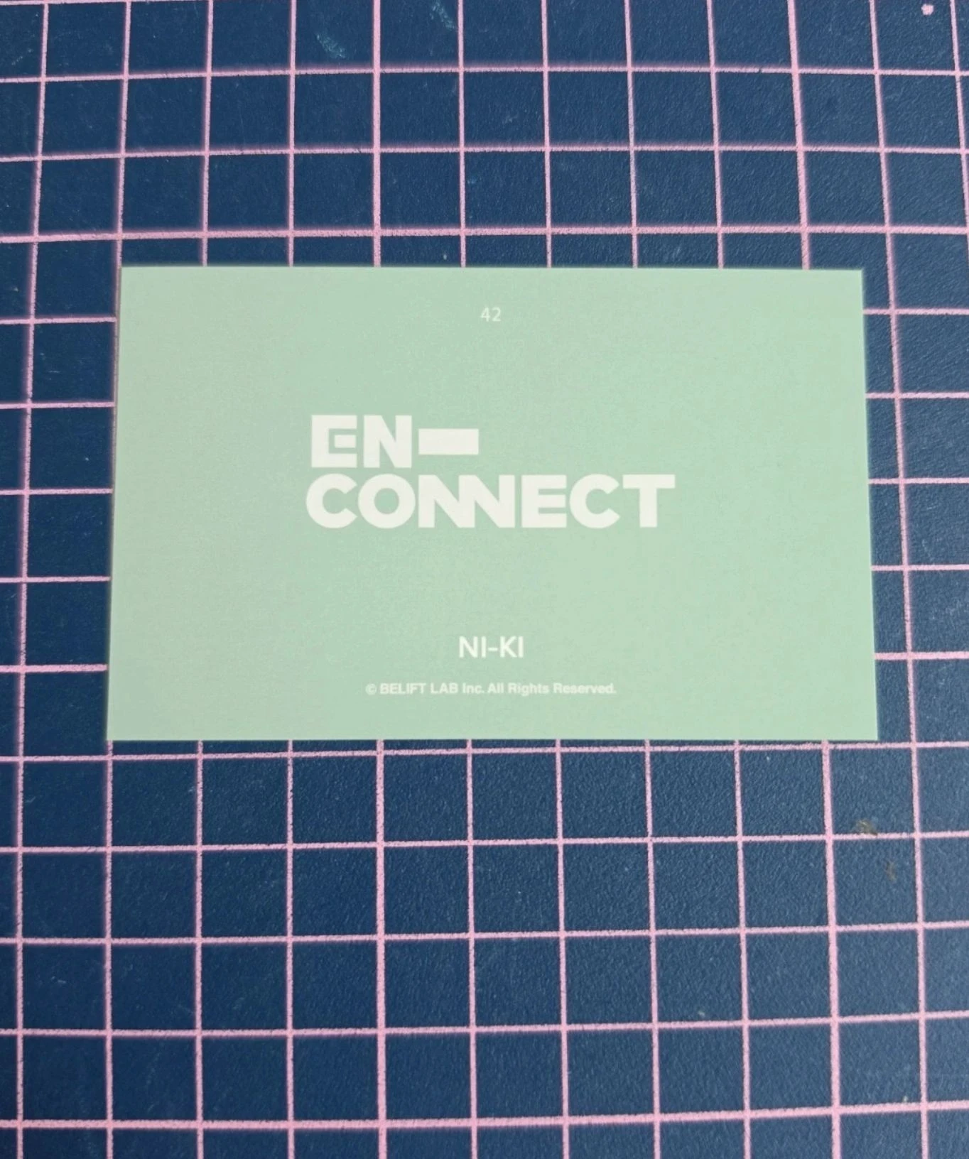ENHYPEN Ni-ki ENHYPEN - Ni-ki - 2021 ENHYPEN FANMEETING EN-CONNECT Event trading card listing photo 2
