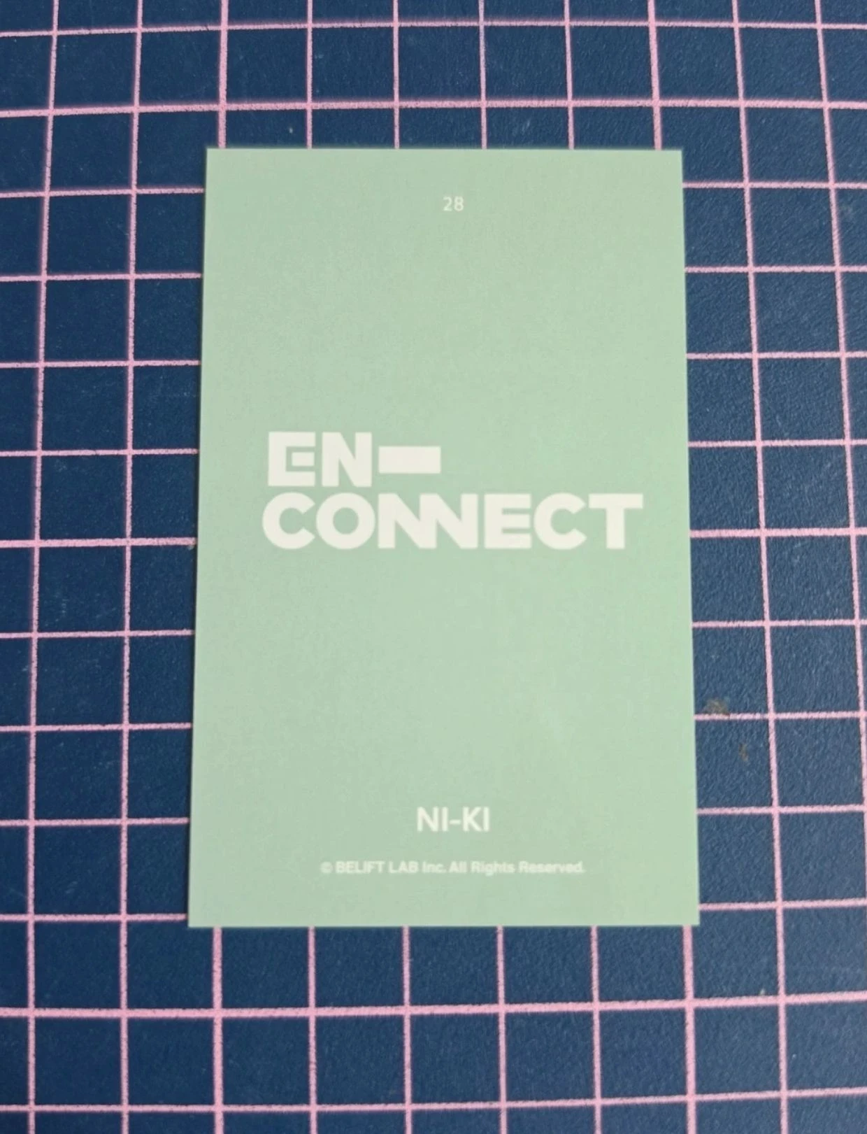 ENHYPEN Ni-ki ENHYPEN - Ni-ki - 2021 ENHYPEN FANMEETING EN-CONNECT Event trading card listing photo 2