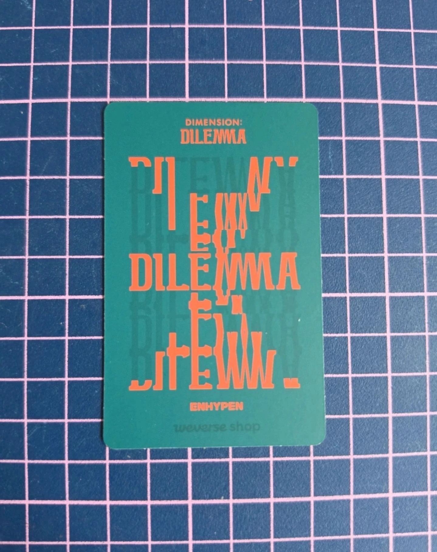 ENHYPEN Ni-ki ENHYPEN - Ni-ki - DIMENSION: DILEMMA Album pre-order benefit (pob) weverse global listing photo 2
