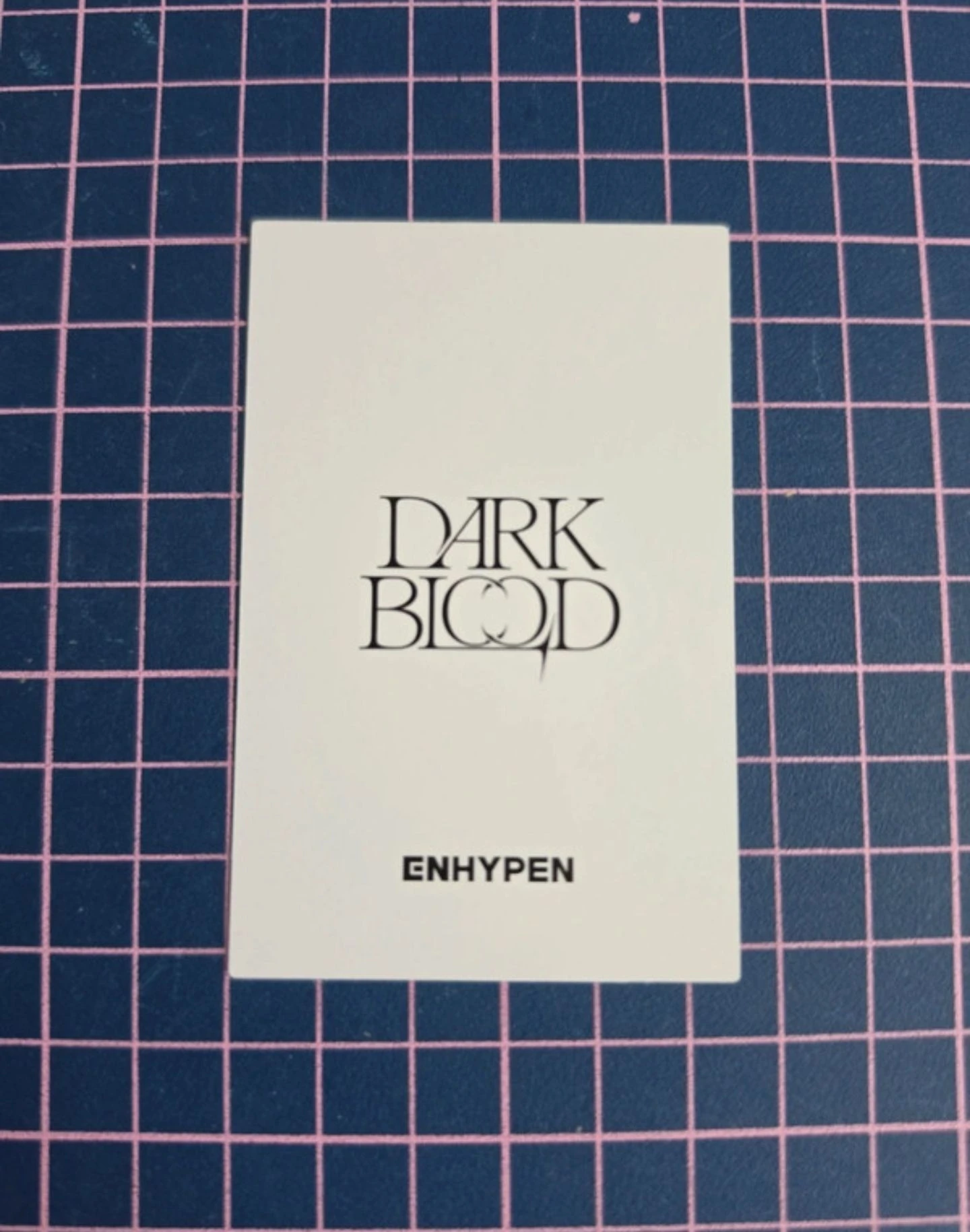 ENHYPEN Ni-ki ENHYPEN - Ni-ki - DARK BLOOD Album ktown4u polaroid pre-order benefit (pob) listing photo 2