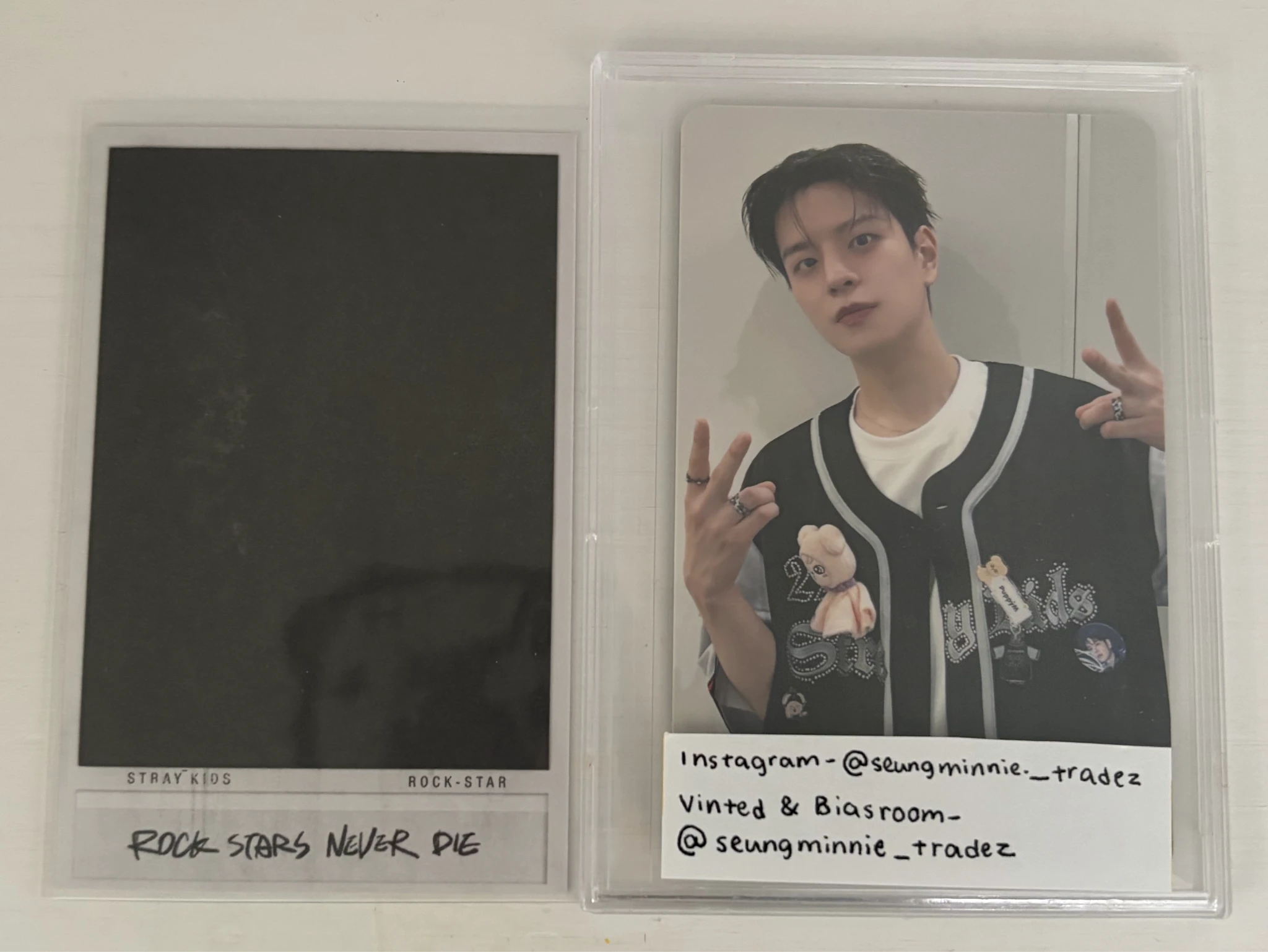 Stray Kids Bang Chan Stray Kids - Bang Chan - KARMA Album album photocard polaroid first press only A version standard version limited edition item set listing photo 2