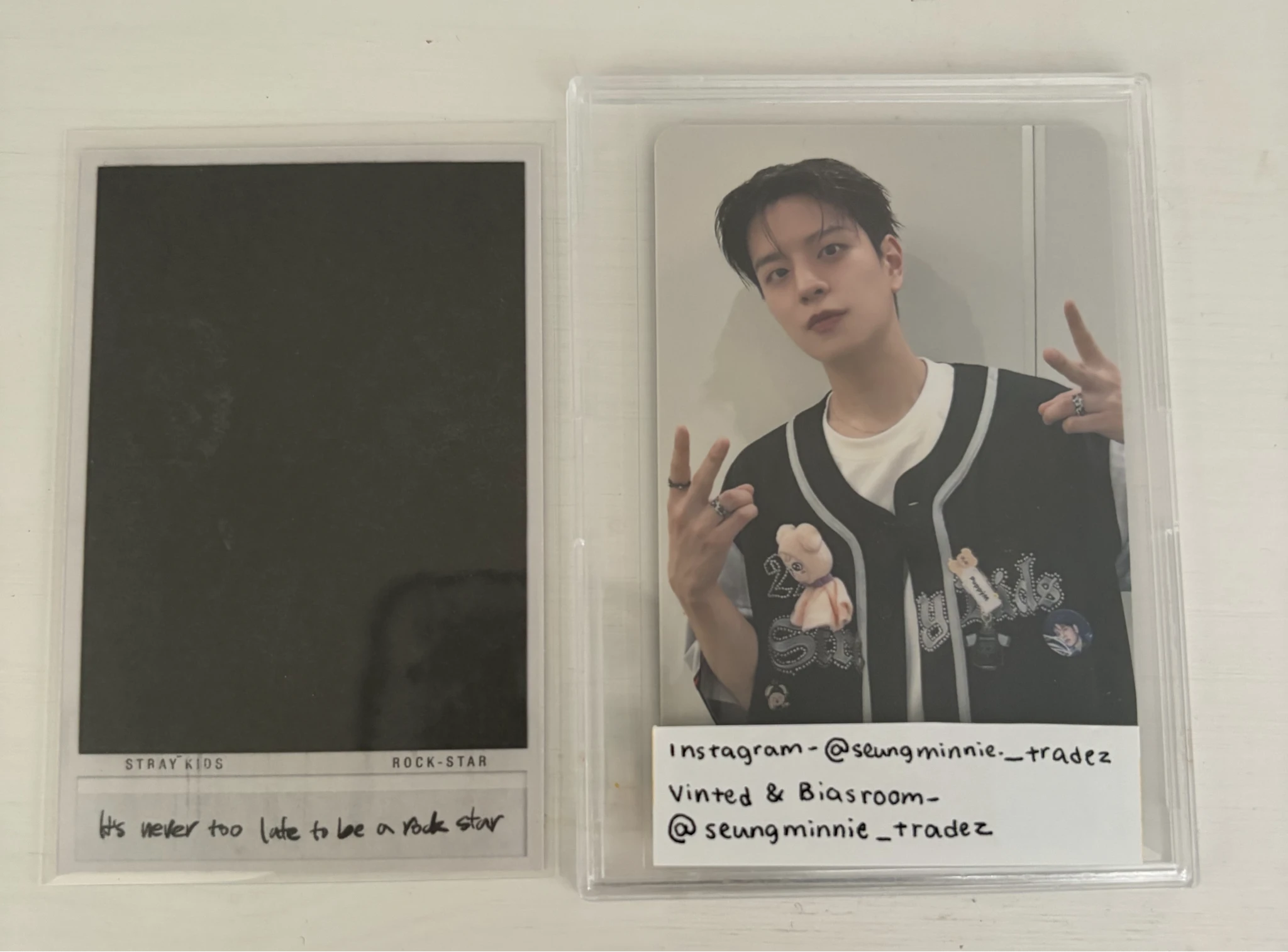 Stray Kids Hyunjin Stray Kids - Hyunjin - Rock Star Album pre-order benefit listing photo 2