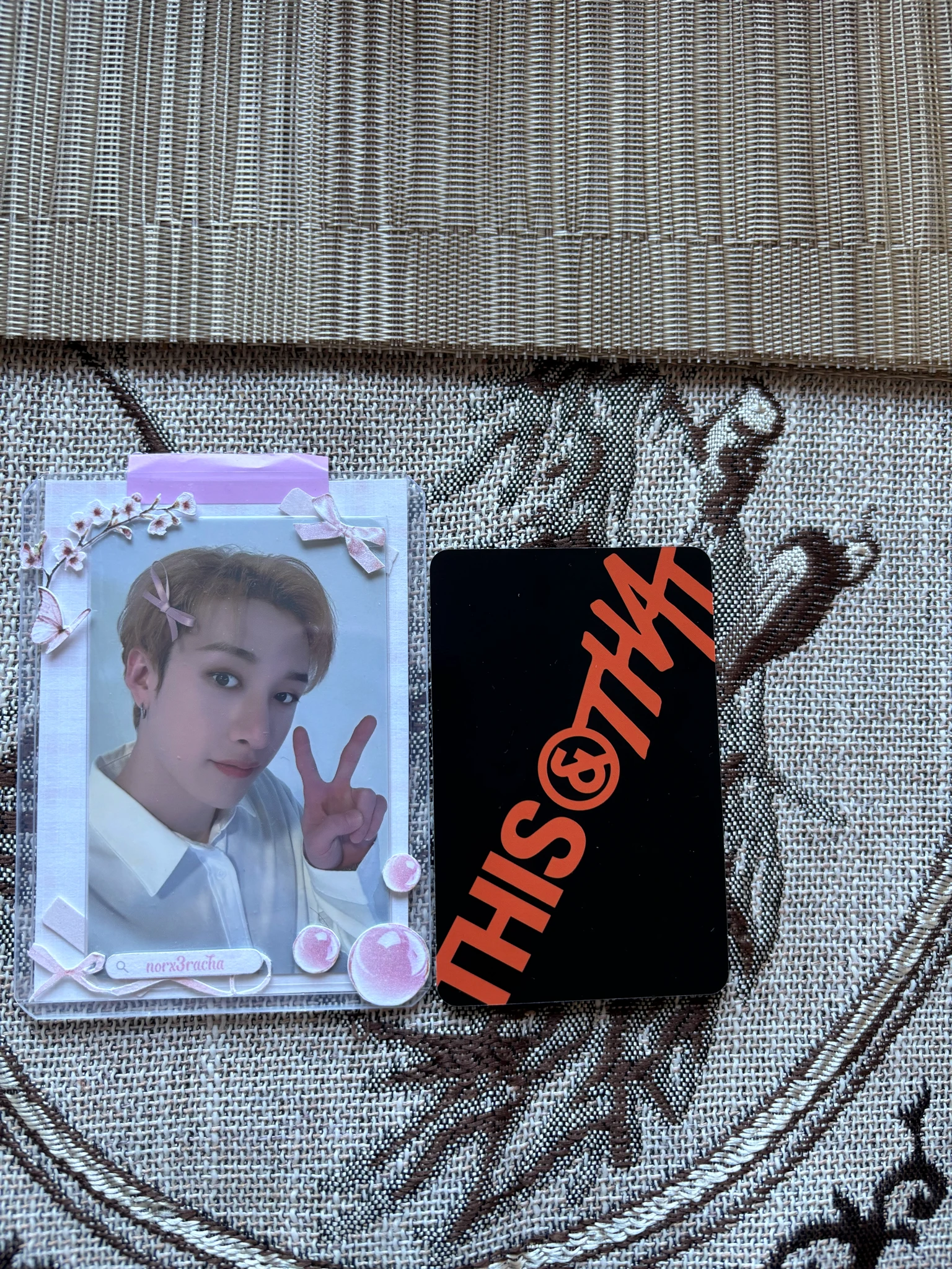 Stray Kids Stray Kids - Hyunjin & I.N - This & That Album album photocard this version listing photo 2