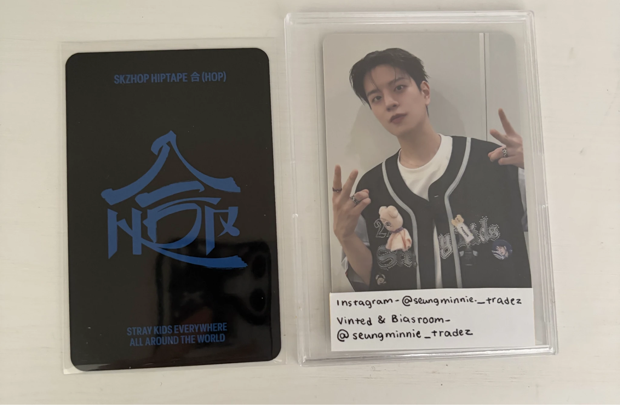 Stray Kids Seungmin Stray Kids - Seungmin - HOP Album album photocard trading card hiptape version B version limited edition listing photo 2