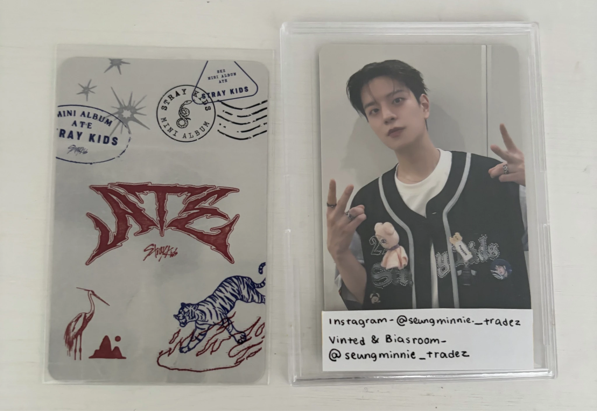 Stray Kids I.N Stray Kids - I.N - ATE Album album photocard pre-order benefit (pob) letter version listing photo 2