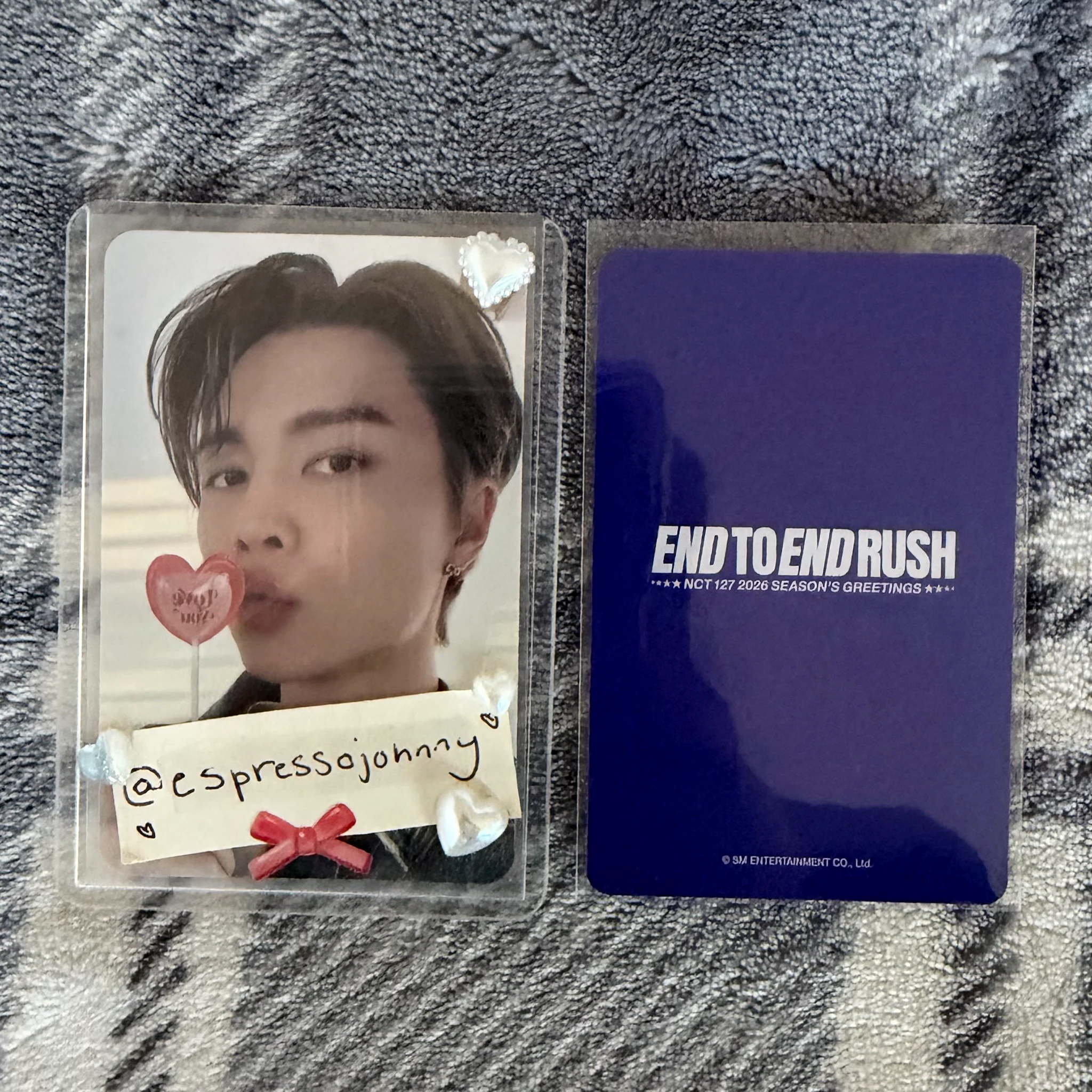 NCT 127 Doyoung NCT 127 - Doyoung - 2026 Season’s Greetings Other B version trading card selfie merch photocard listing photo 2