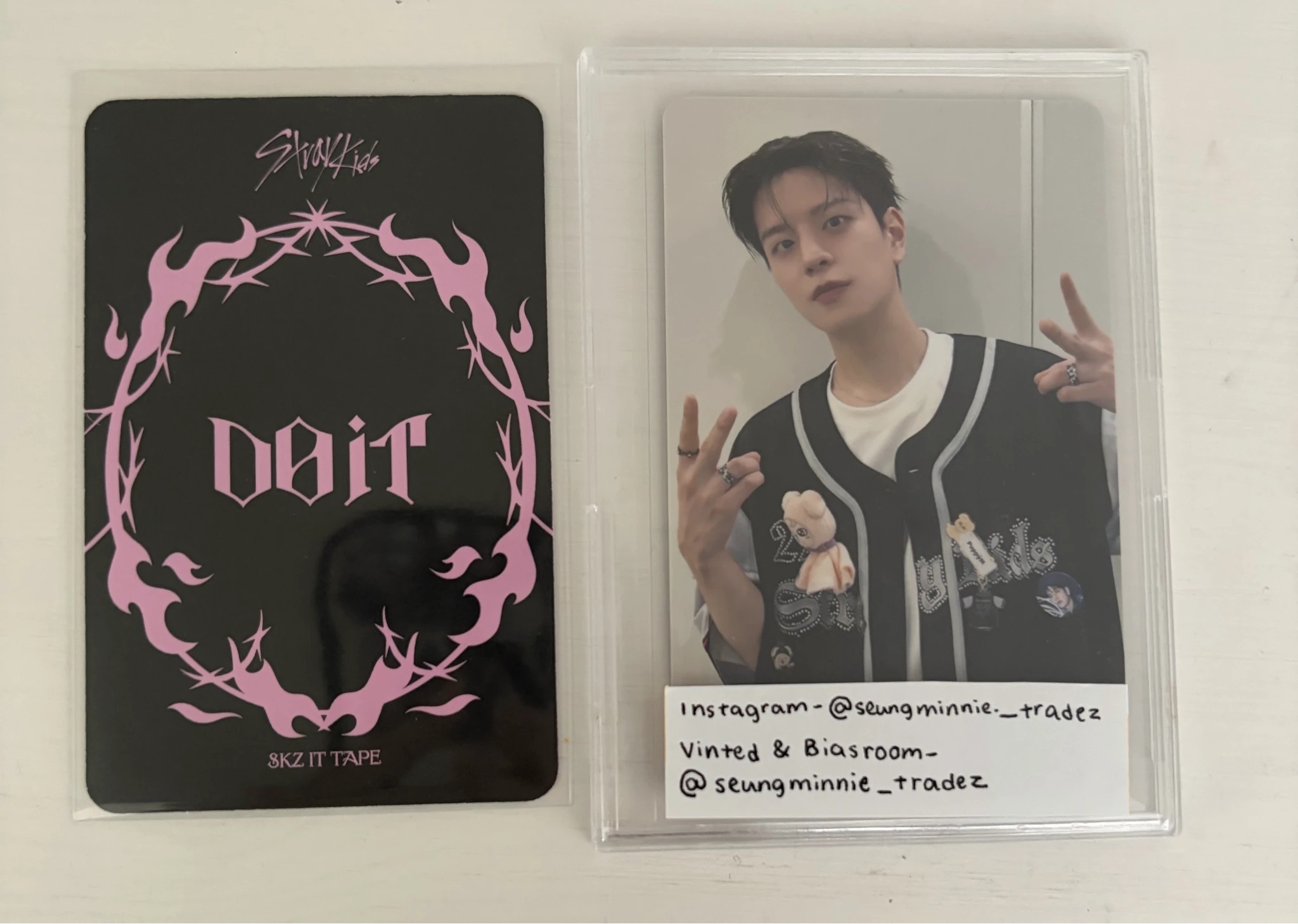 Stray Kids Stray Kids - Bang Chan & HAN - Do It Album album photocard pre-order benefit (pob) do ver listing photo 2