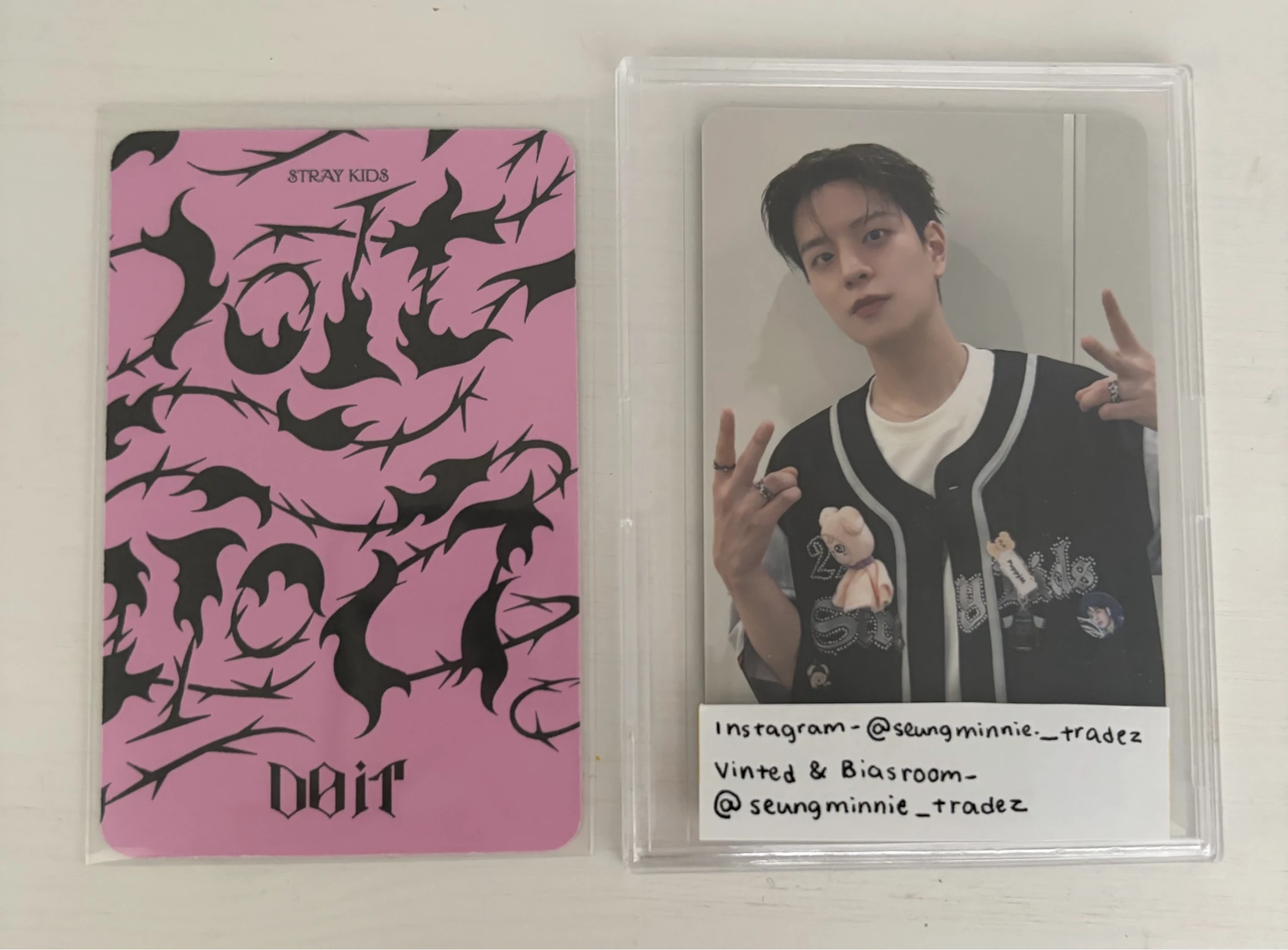 Stray Kids Stray Kids - Bang Chan & Seungmin - Do It Album album photocard do ver listing photo 2