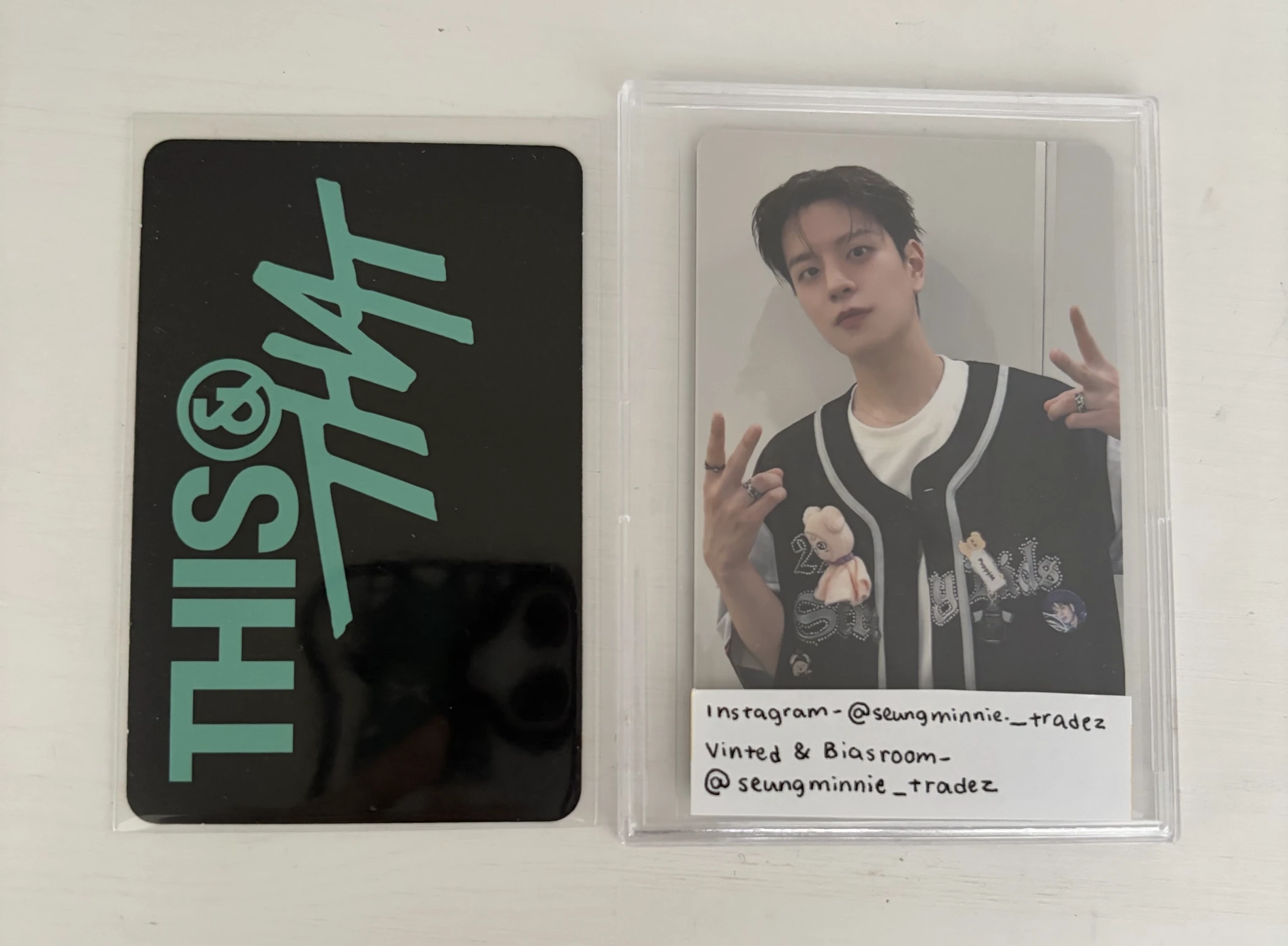 Stray Kids Stray Kids - Lee Know & Felix - This & That Album album photocard truck version limited edition listing photo 2