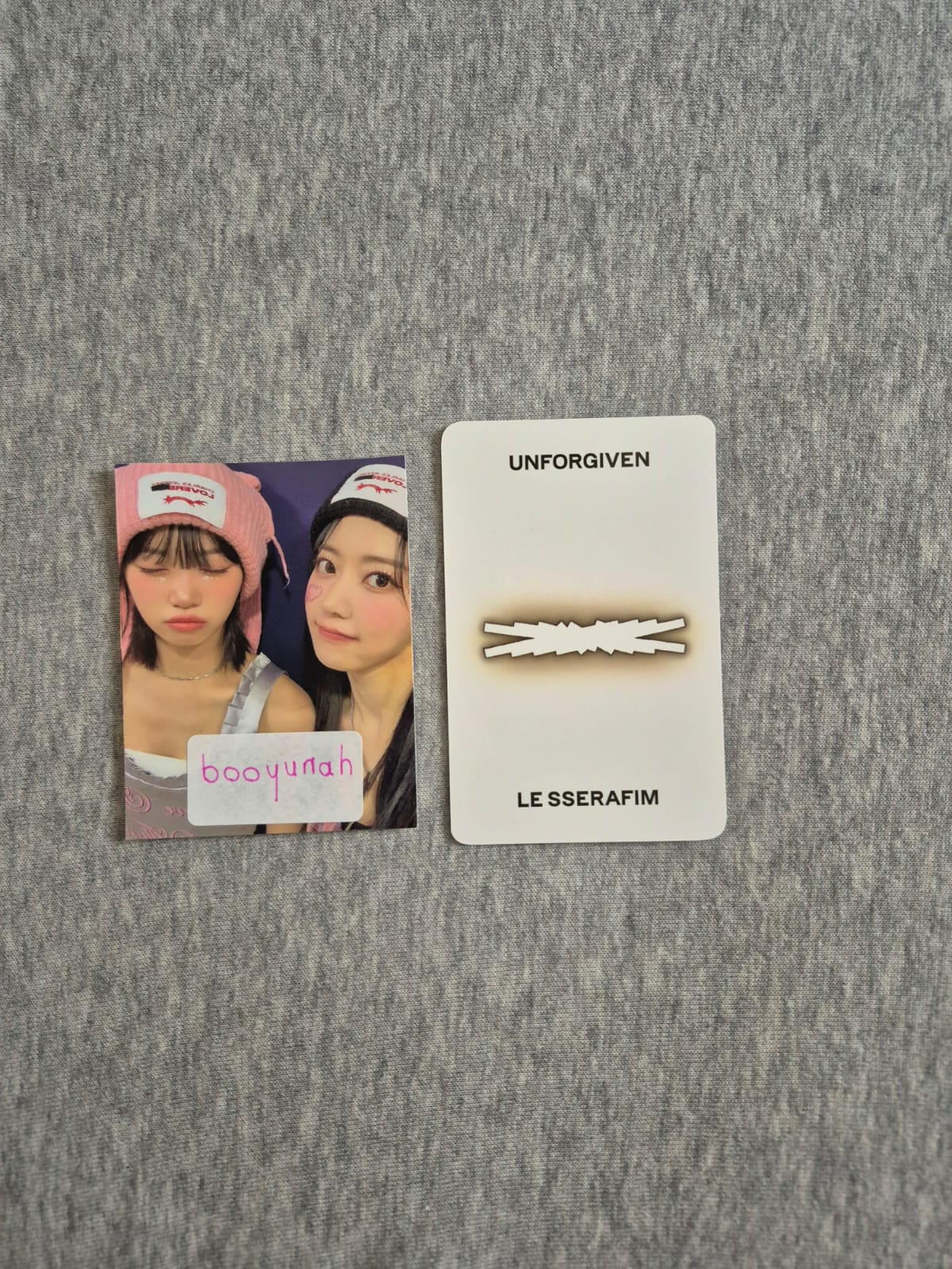 LE SSERAFIM Kazuha LE SSERAFIM - Kazuha - UNFORGIVEN Album ktown4u fansign listing photo 2
