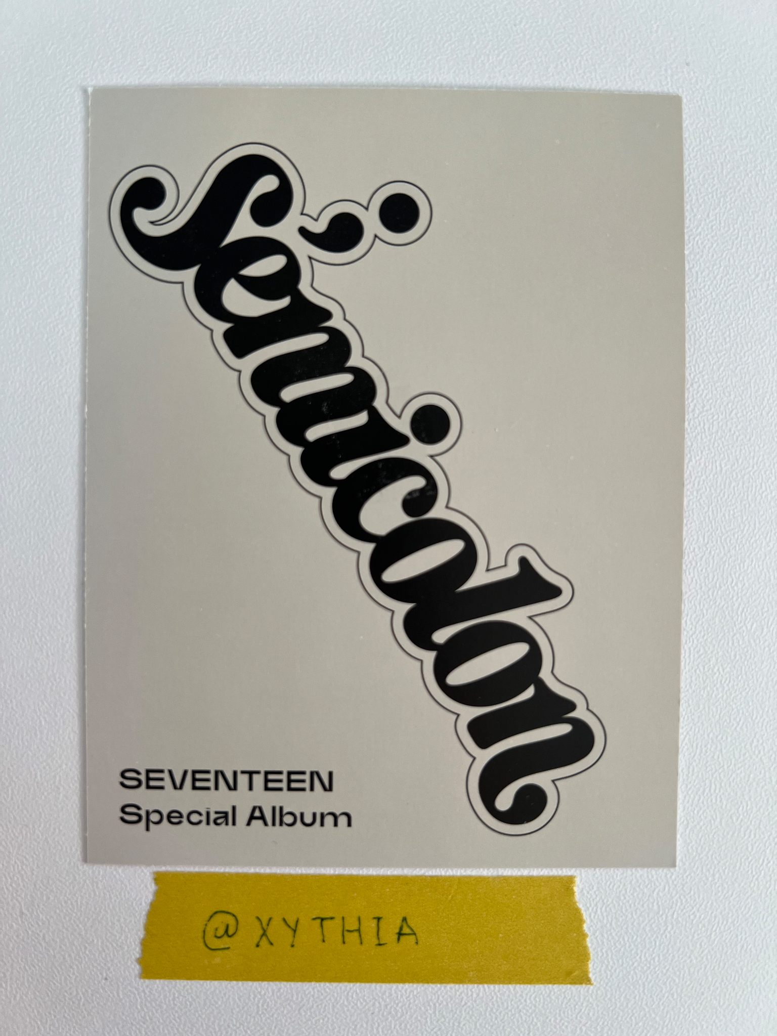 SEVENTEEN SEVENTEEN - Seungkwan & Wonwoo - Semicolon Album mini card album inclusion listing photo 2