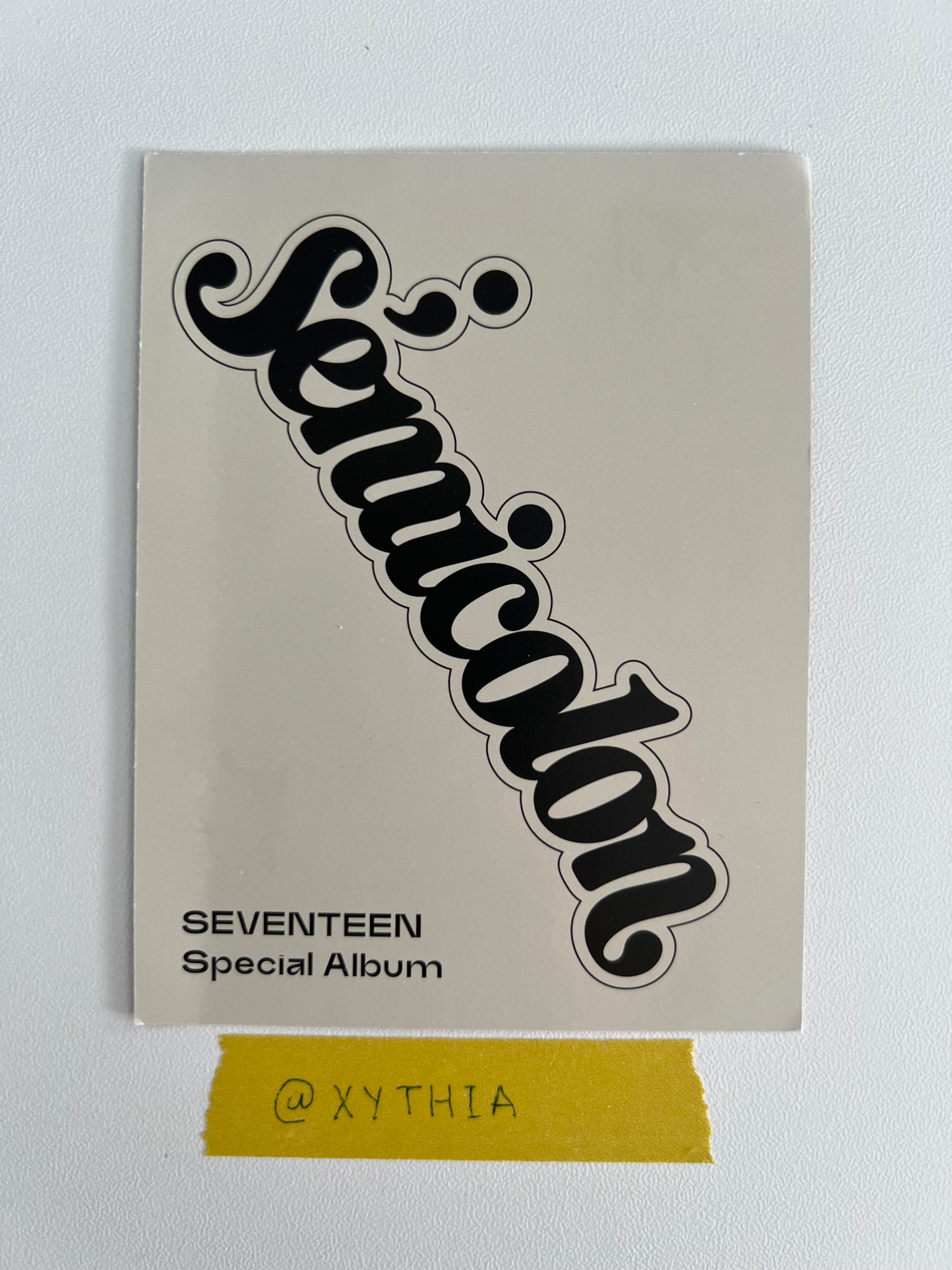SEVENTEEN SEVENTEEN - Seungkwan & Wonwoo - Semicolon Album mini card album inclusion listing photo 2