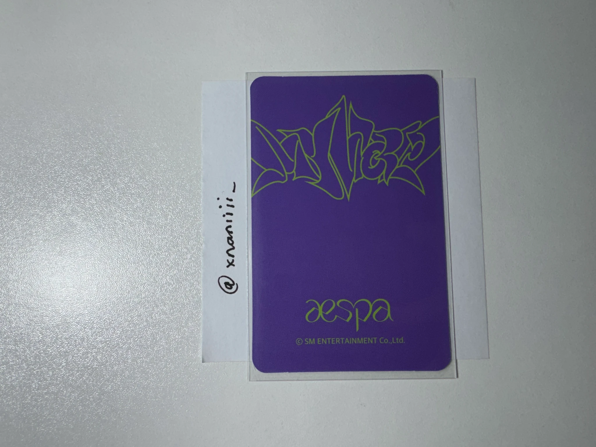 aespa Giselle aespa - Giselle - My World Album lucky draw soundwave listing photo 2
