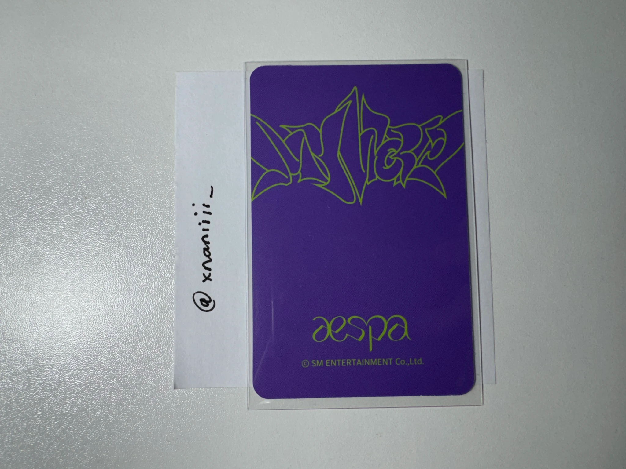 aespa Ningning aespa - Ningning - My World Album lucky draw soundwave listing photo 2