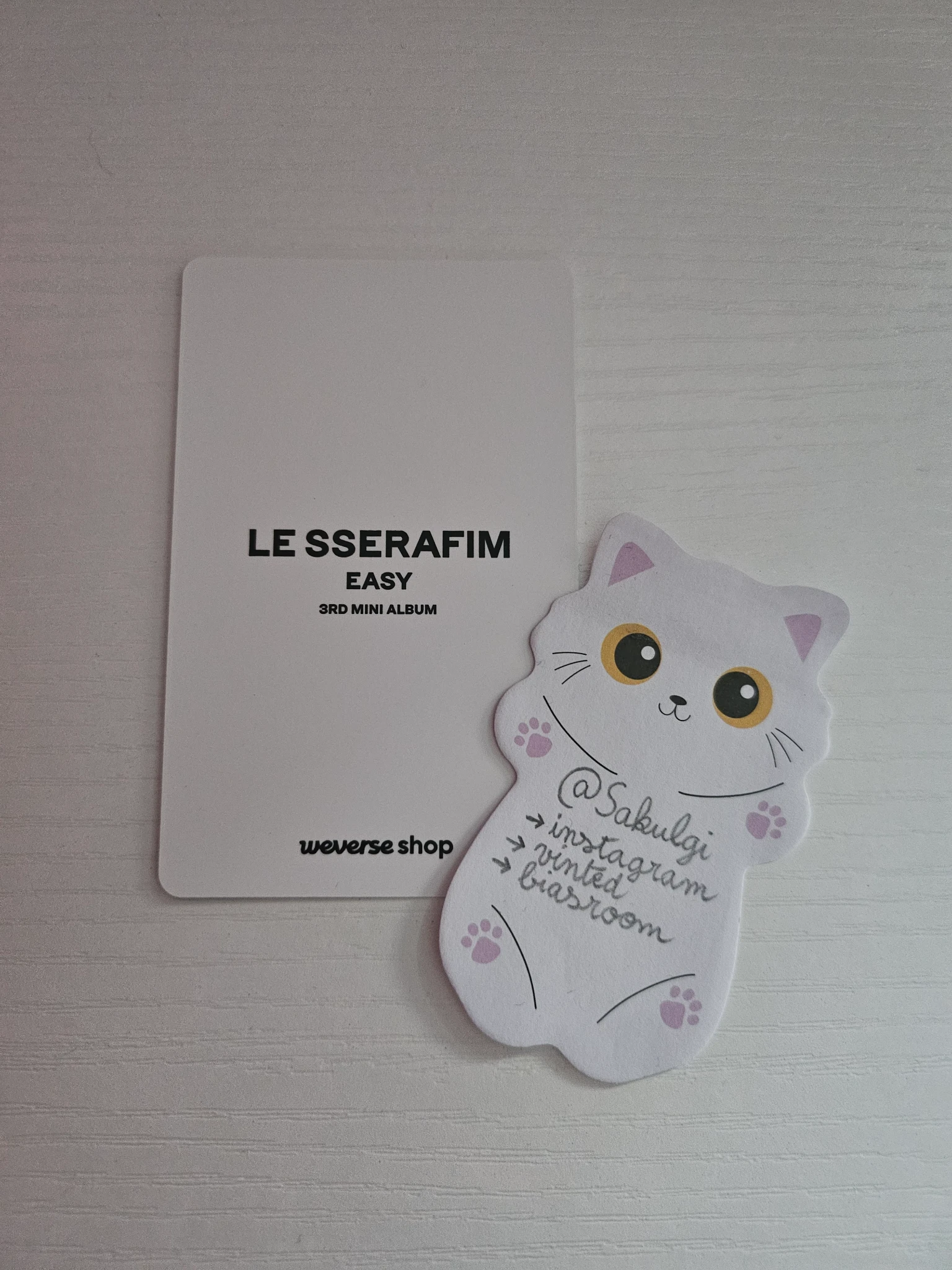 LE SSERAFIM Sakura LE SSERAFIM - Sakura - EASY Album album live showcase standard ver. listing photo 2