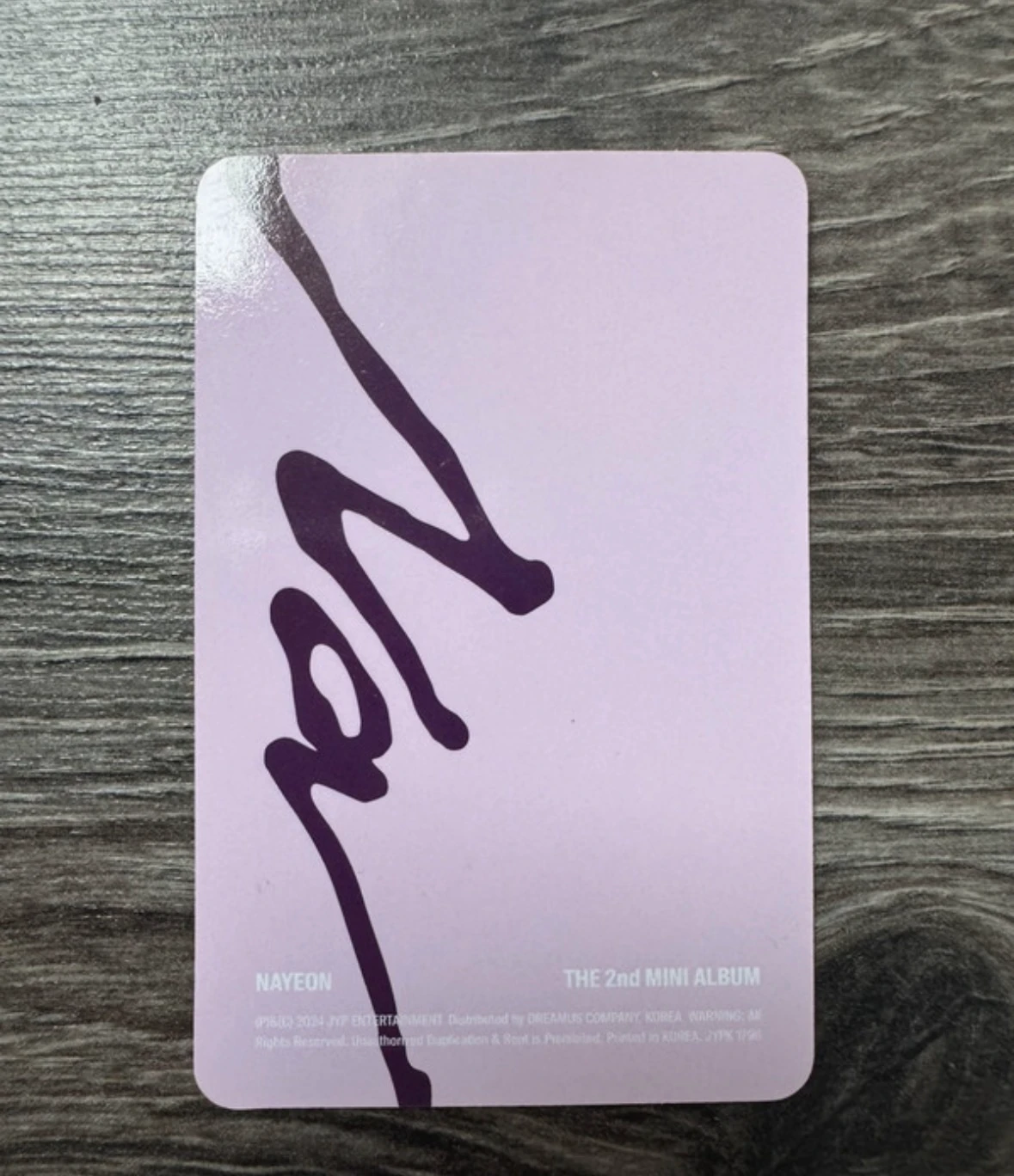 TWICE Nayeon TWICE-NoMember-Album-nayeon na (solo) listing photo 2