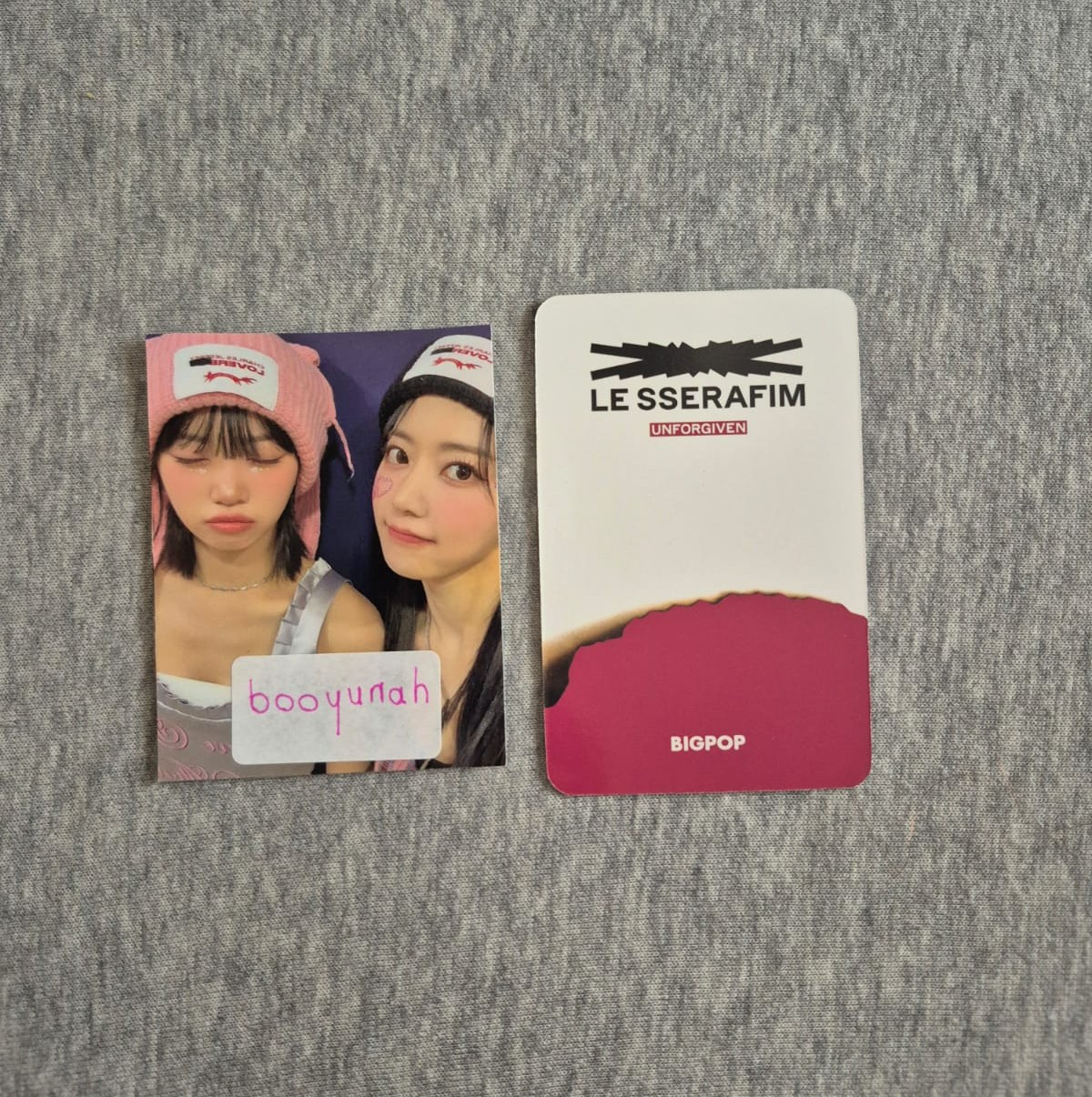 LE SSERAFIM Hong Eunchae LE SSERAFIM - Hong Eunchae - UNFORGIVEN Album bigpop fansign listing photo 2