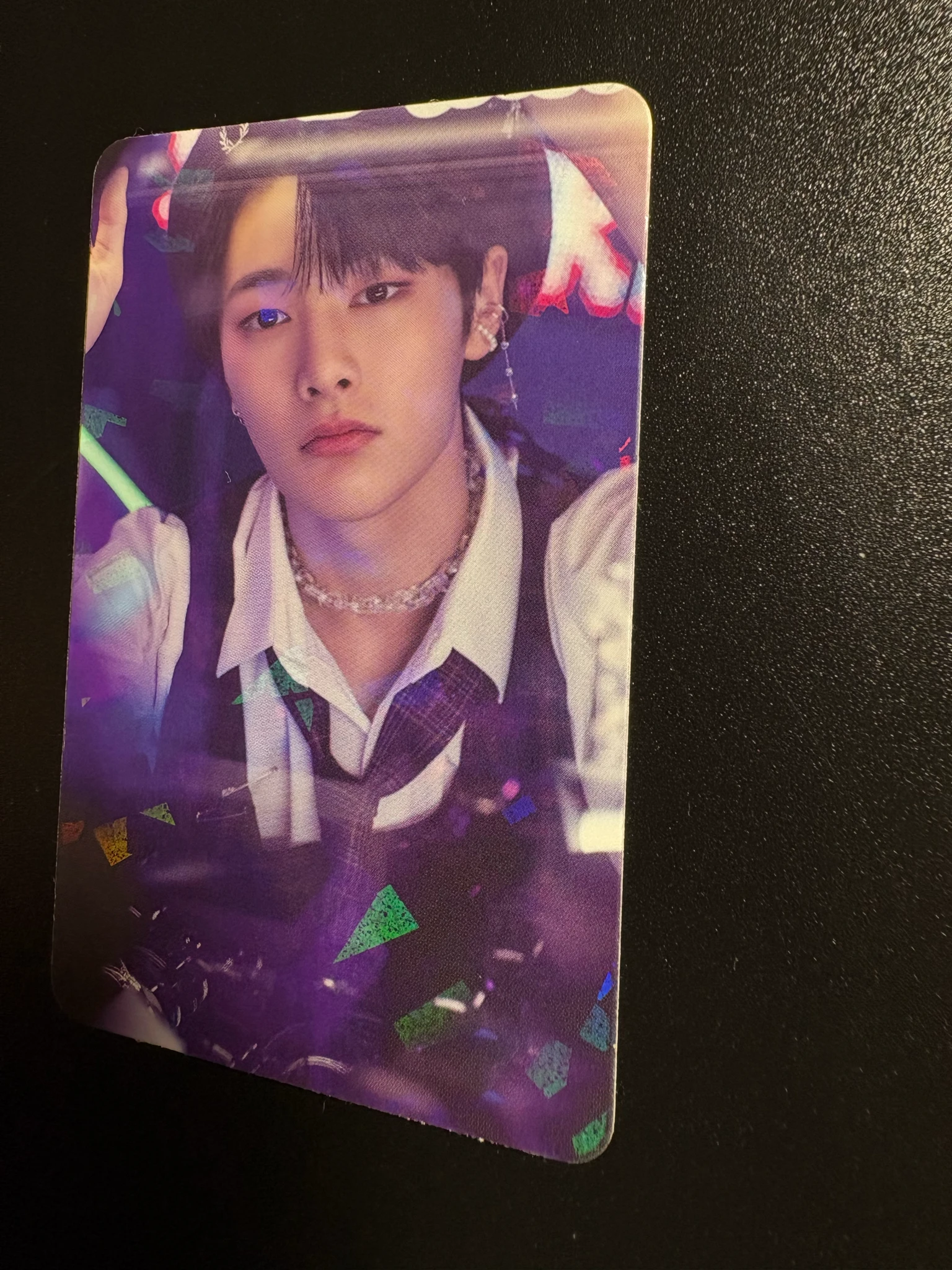 Stray Kids I.N Stray Kids - I.N - Christmas EveL Album album photocard glitter ver. glitter listing photo 2