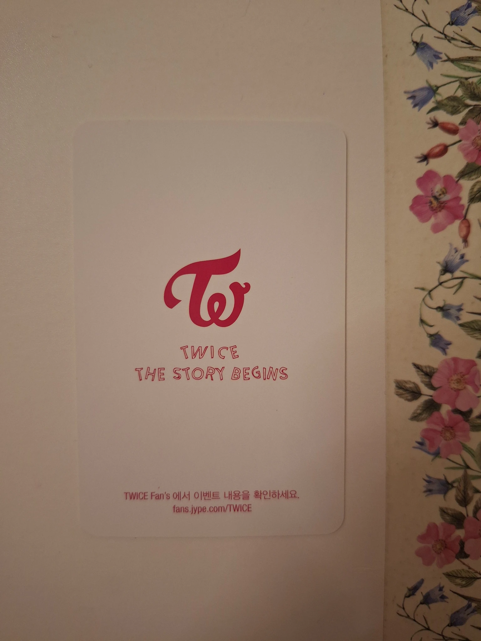 TWICE TWICE - Mina & Dahyun & Jeongyeon - The Story Begins Album album photocard horizontal taiwan press listing photo 2
