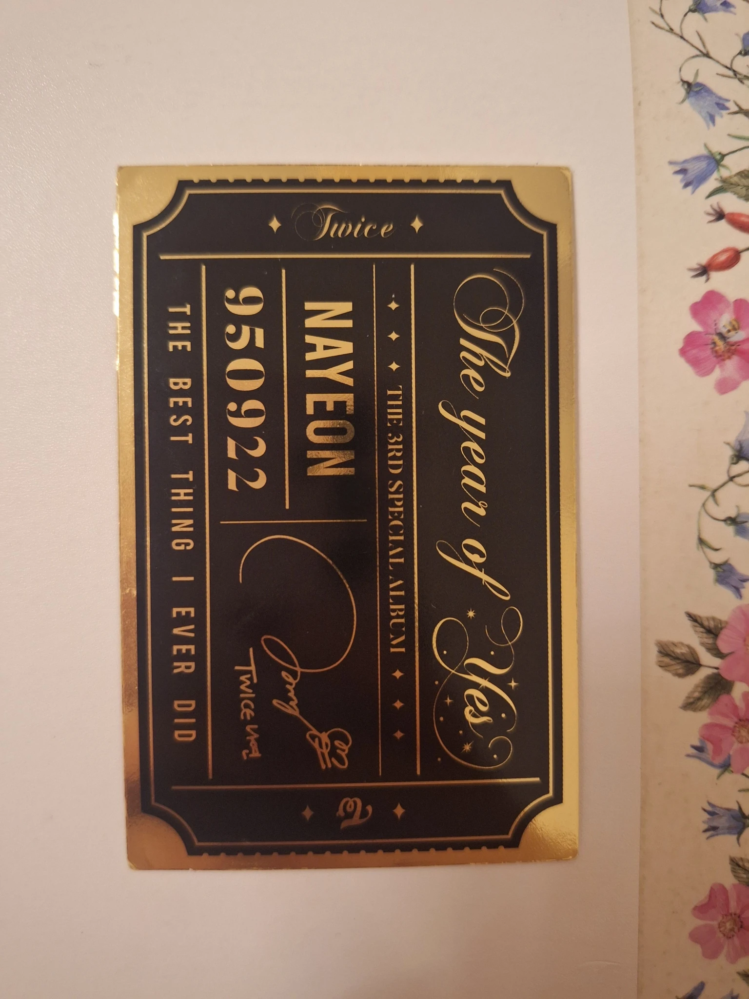 TWICE Nayeon TWICE - The Year of "Yes" Album album photocard listing photo 2