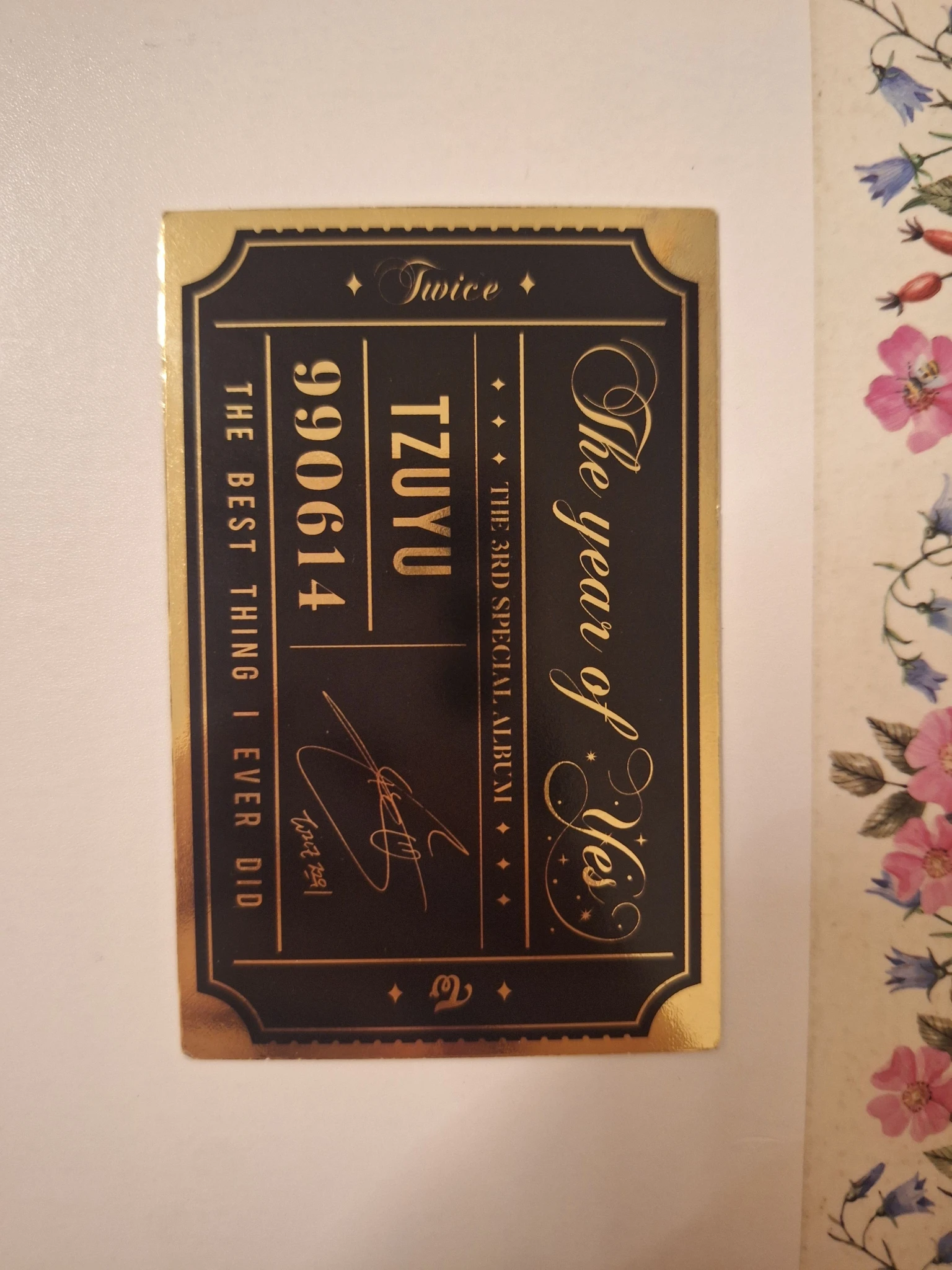 TWICE Tzuyu TWICE - The Year of "Yes" Album album photocard listing photo 2