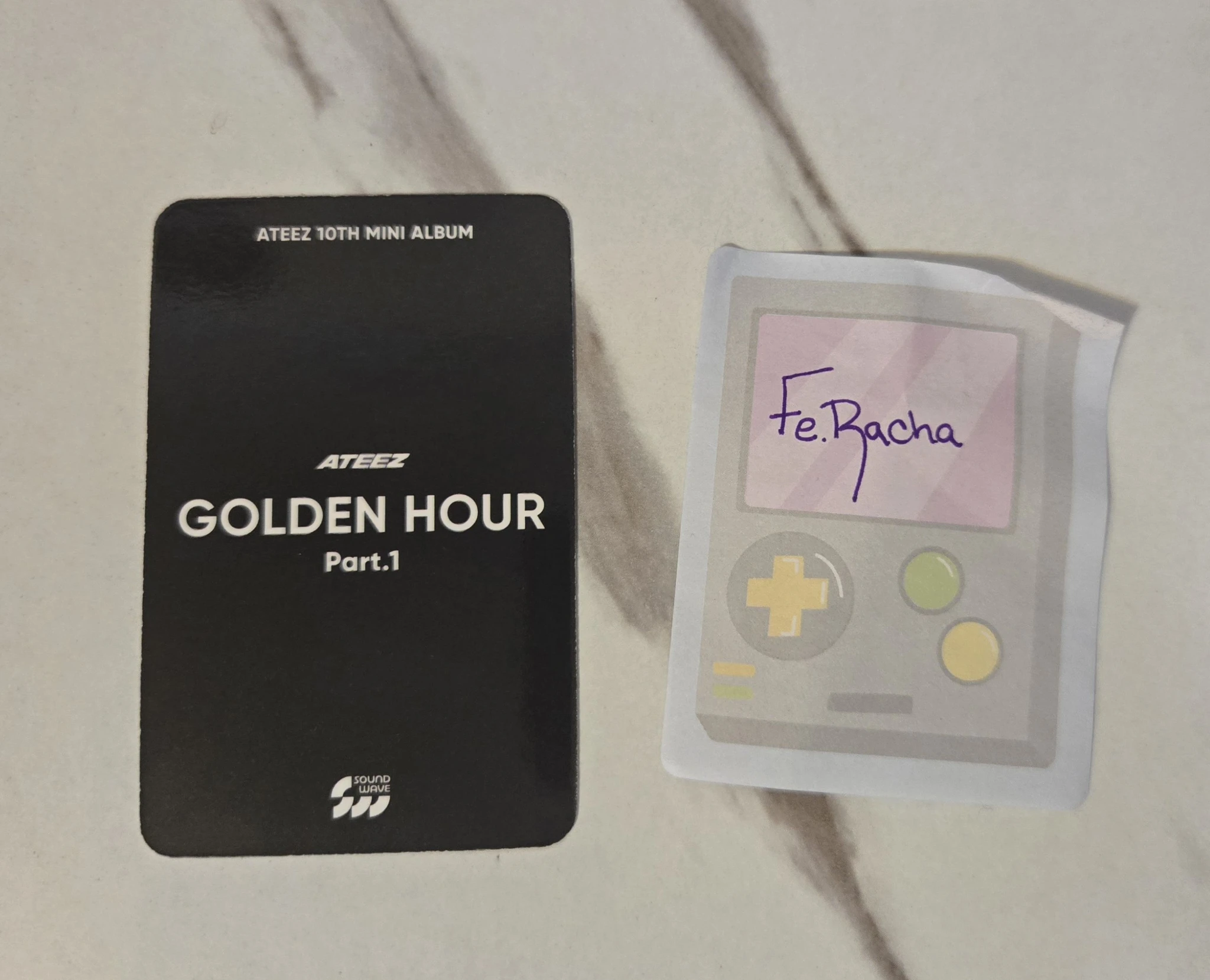 ATEEZ San ATEEZ - San - Golden Hour : Part.1 Album pob (pre-order benefit) soundwave listing photo 2