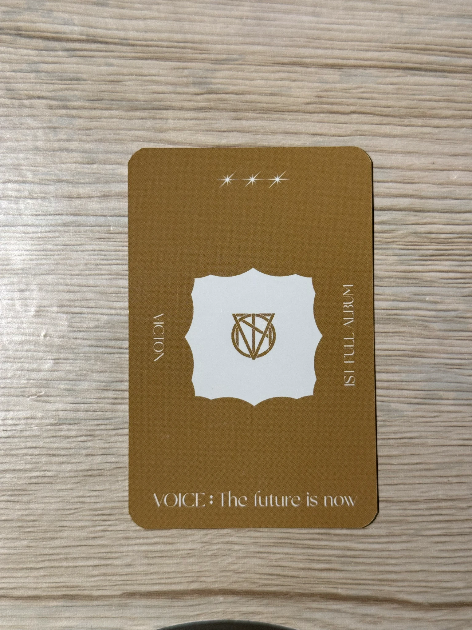 VICTON Hanse VICTON - Hanse - VOICE: The Future Is Now Album album photocard now version listing photo 2