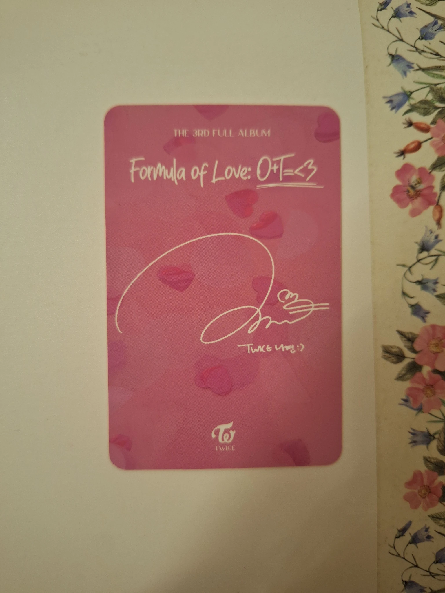 TWICE Nayeon TWICE-Nayeon-Album-Formula of Love: O+T=<3 listing photo 2