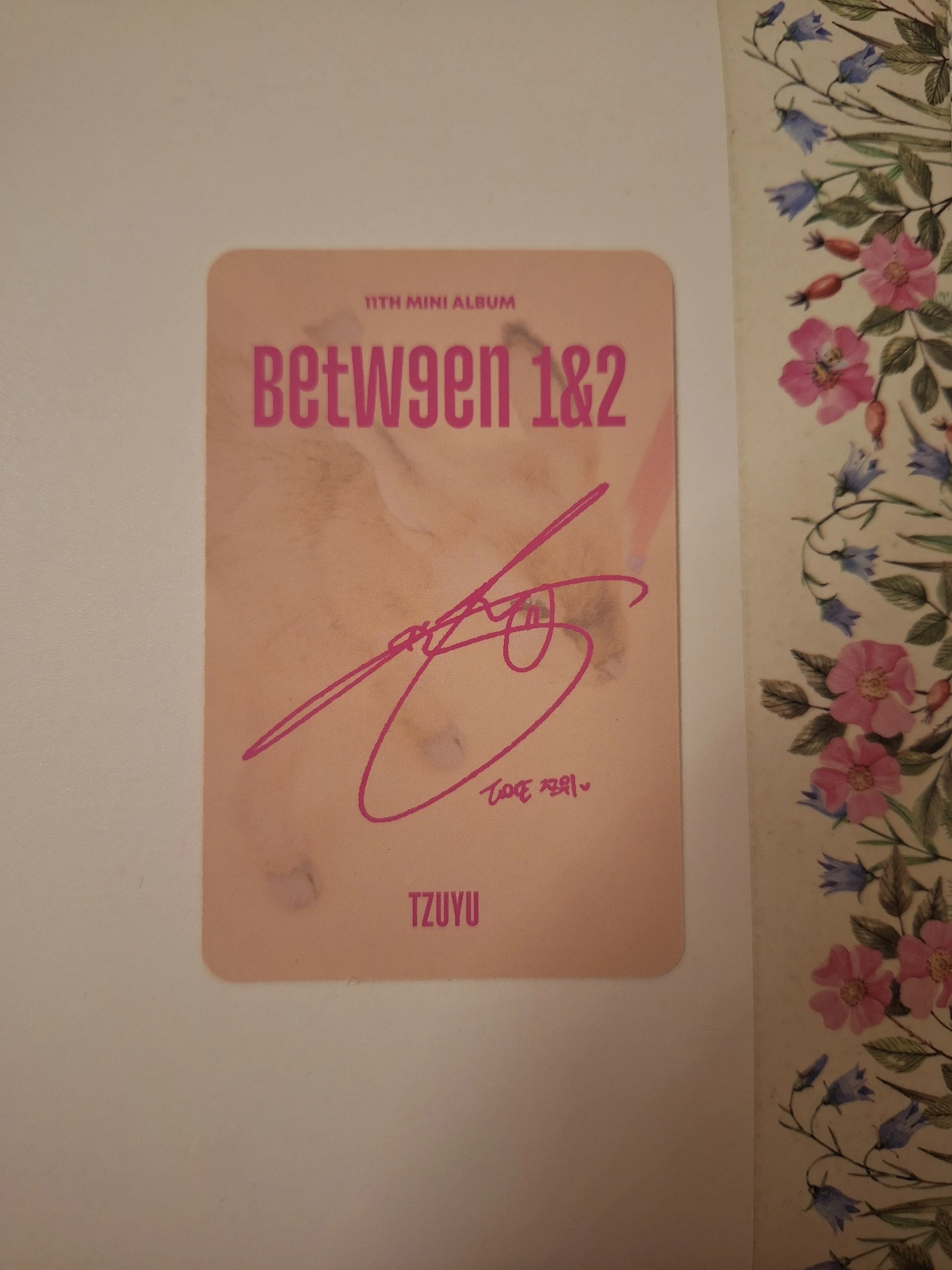TWICE Tzuyu TWICE-Tzuyu-Album-BETWEEN 1&2 listing photo 2