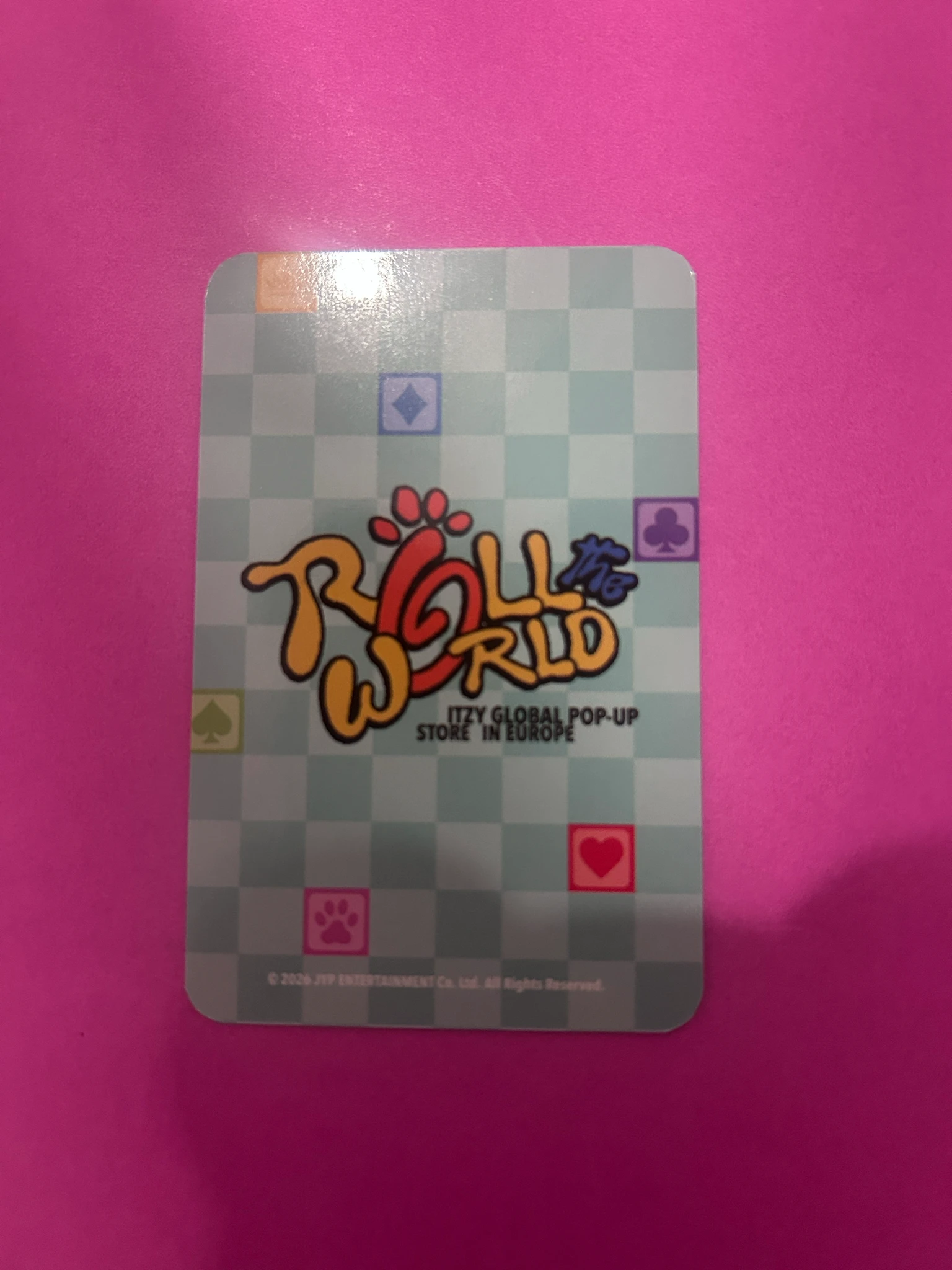 ITZY Ryujin ITZY - Ryujin - ITZY X TWINZY GLOBAL POP-UP STORE "ROLL THE WORLD" Event merch photocard europe photocard set purchase benefit pop-up listing photo 2