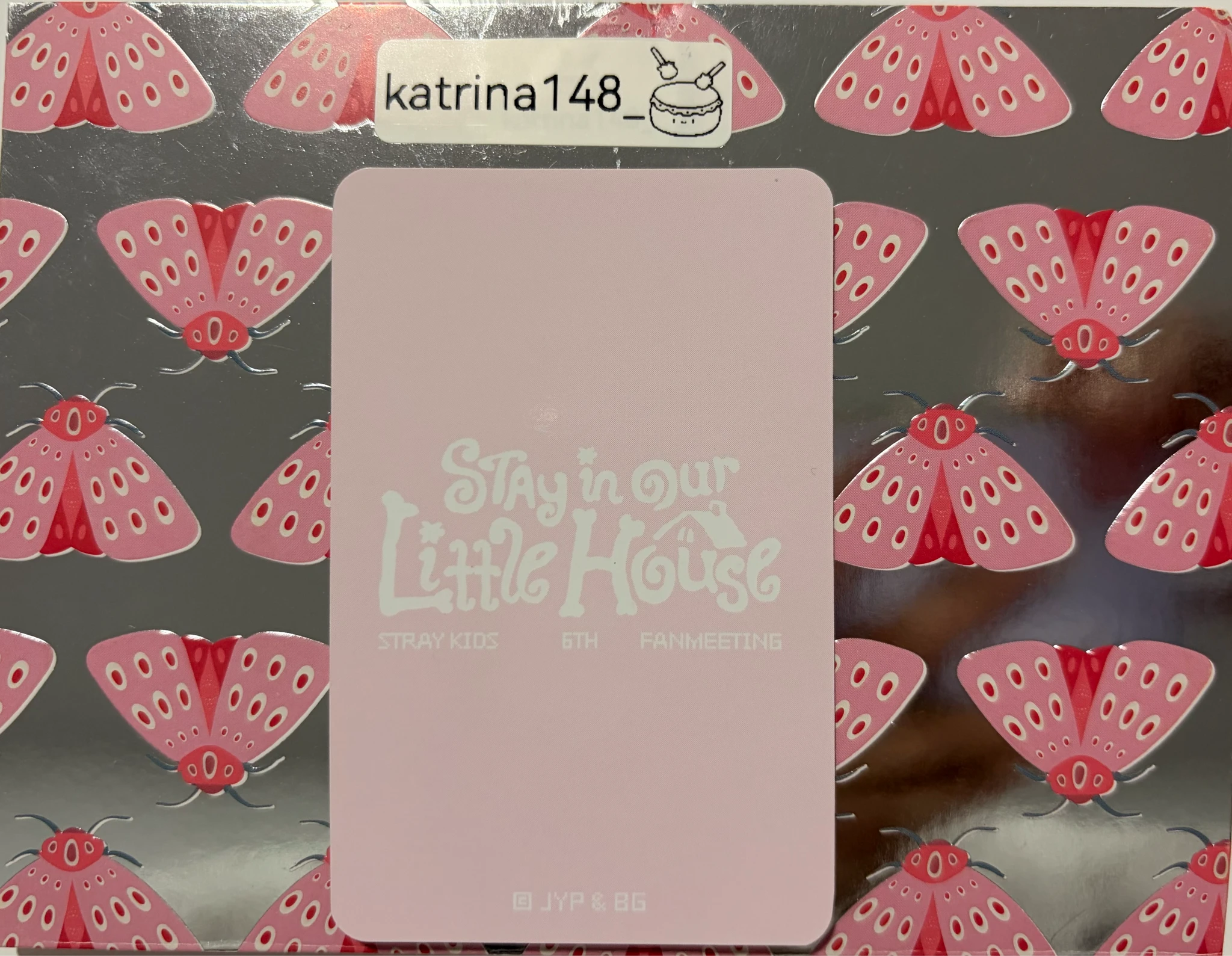 Stray Kids I.N Stray Kids - I.N - 6th Fanmeeting - STAY in Our Little House  Event merch photocard box tape listing photo 2