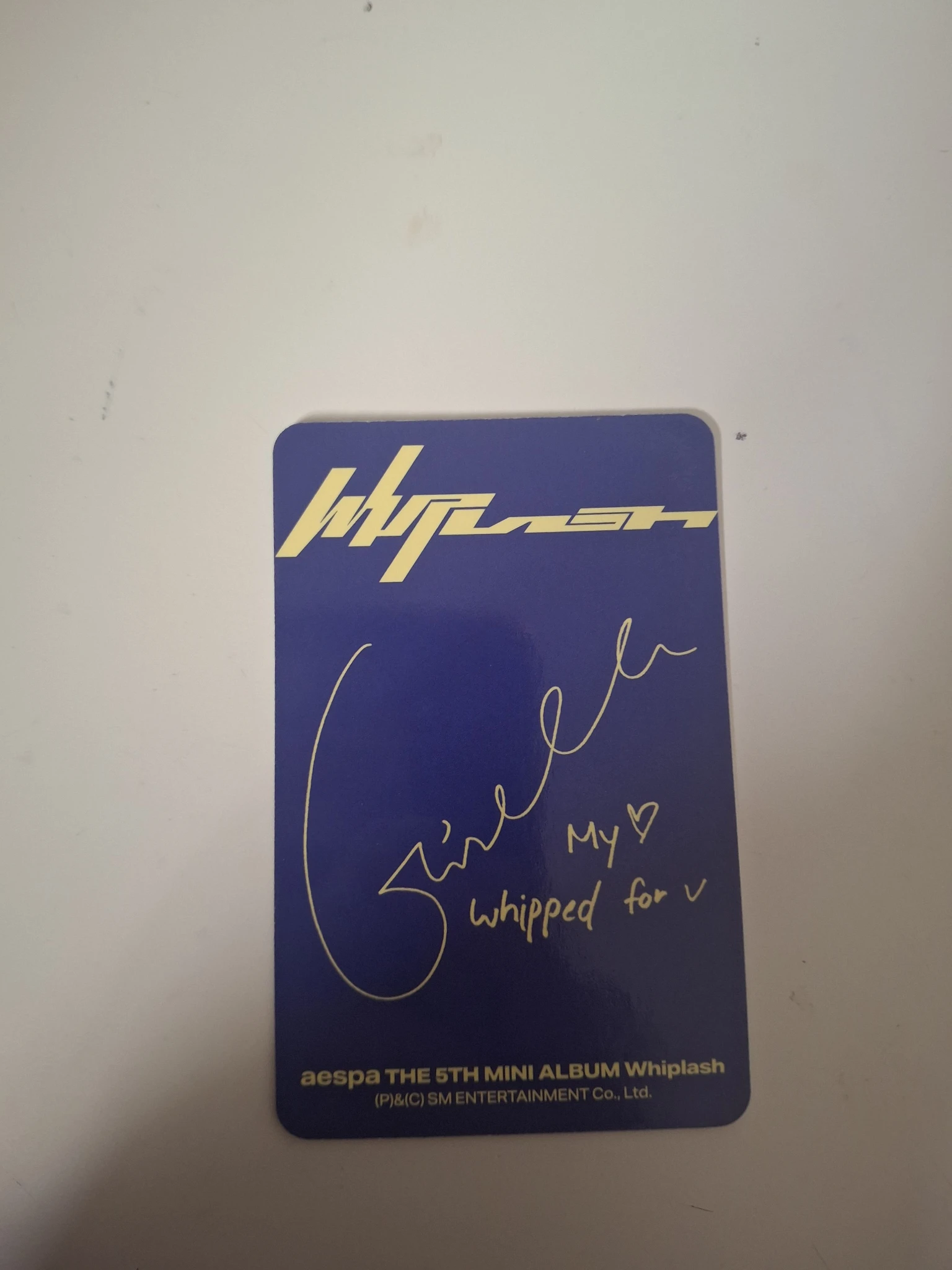 aespa Giselle aespa - Giselle - Whiplash Album walmart exclusive album photocard US exclusive listing photo 2
