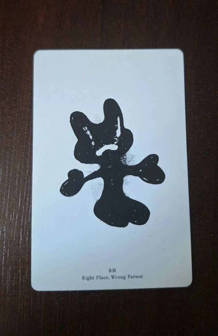 BTS RM BTS - RM - Right Place, Wrong Person Album solo album album photocard version C listing photo 2