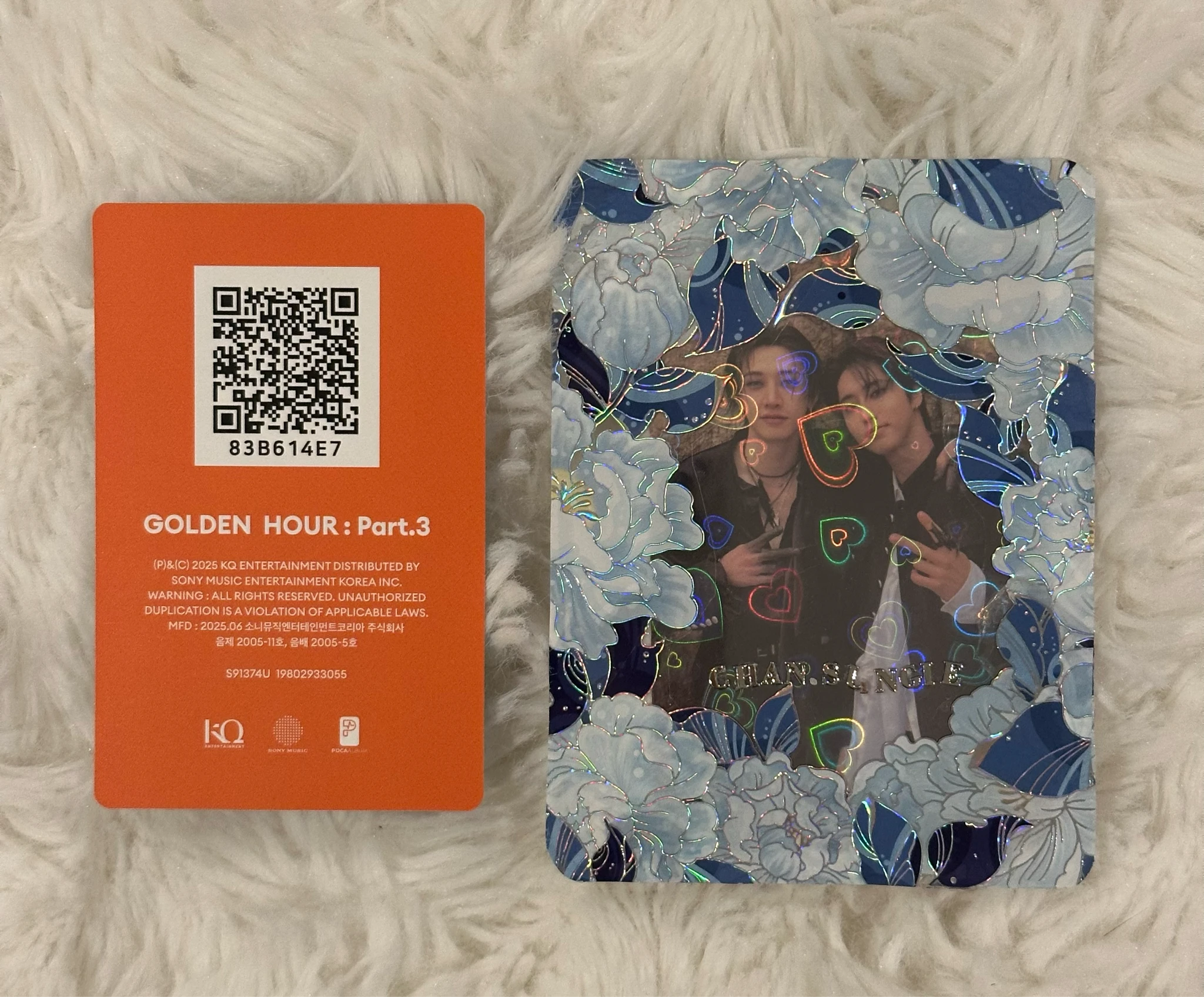 ATEEZ Yunho ATEEZ - Yunho - Golden Hour : Part.3 Album poca album qr ver. 2 listing photo 2