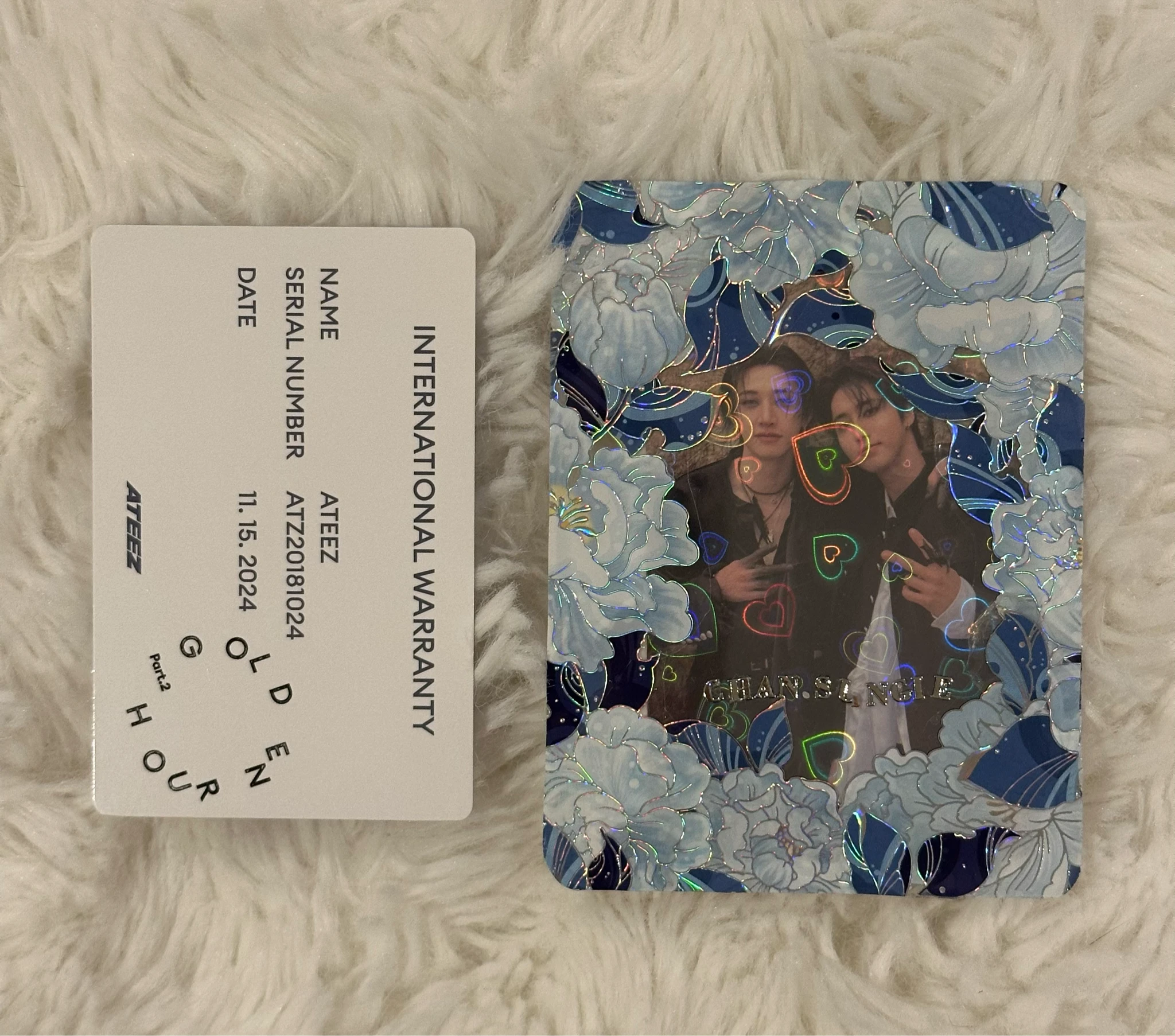 ATEEZ Yunho ATEEZ - Yunho - Golden Hour : Part 2 Album album photocard To Ver. Z Ver listing photo 2