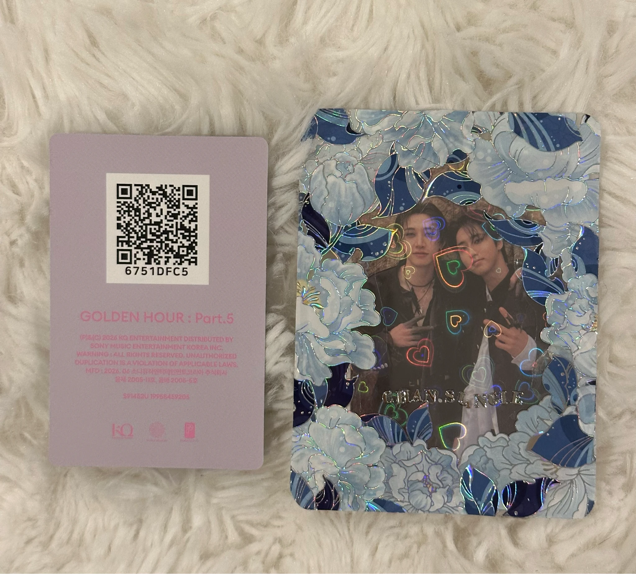 ATEEZ Jongho ATEEZ - Jongho - GOLDEN HOUR : Part.5 Album album photocard poca album diary version qr card listing photo 2