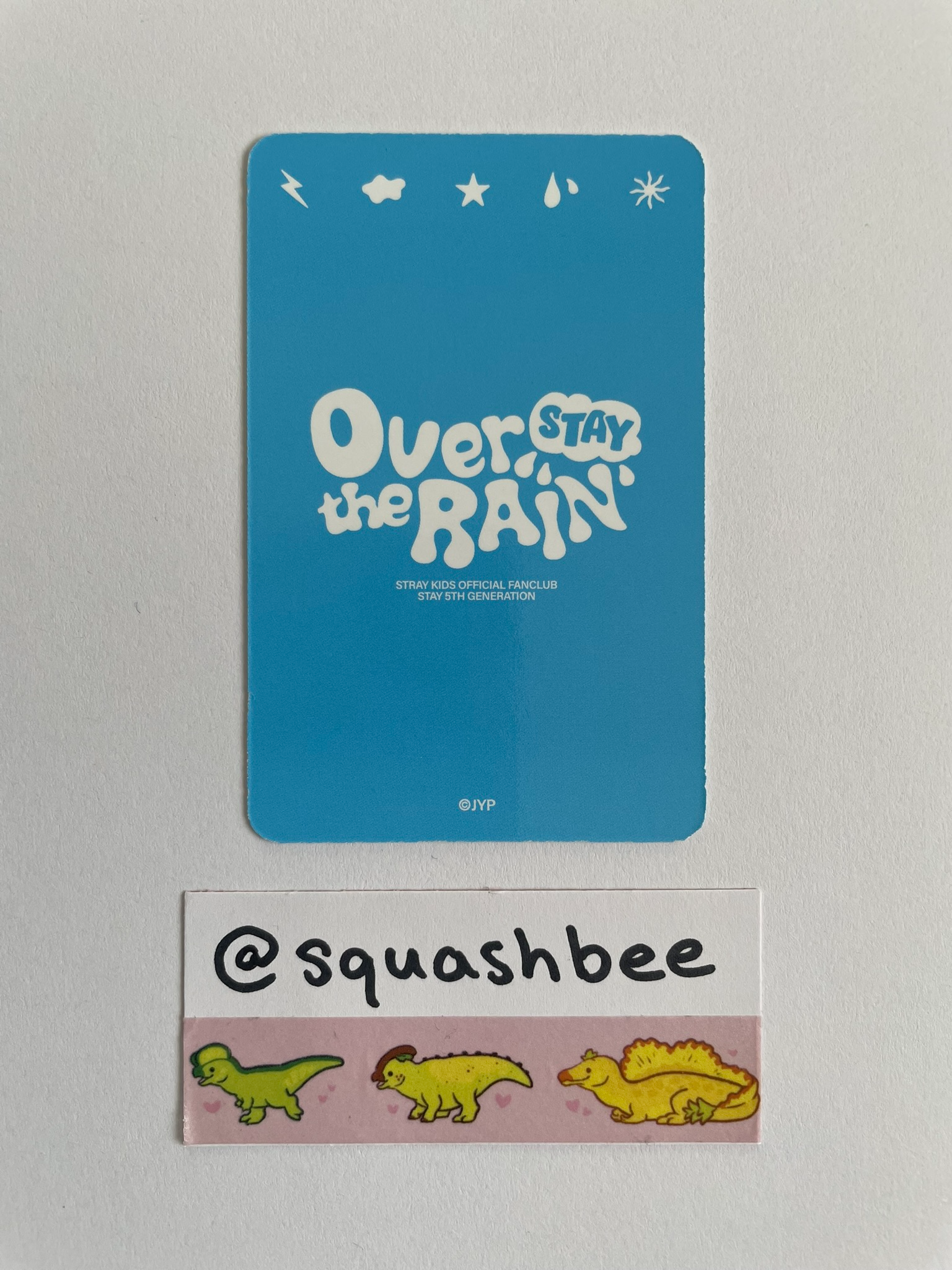 Stray Kids I.N Stray Kids - I.N - STAY Over The Rain Official Fan Club 5th Gen Other photocard set listing photo 2