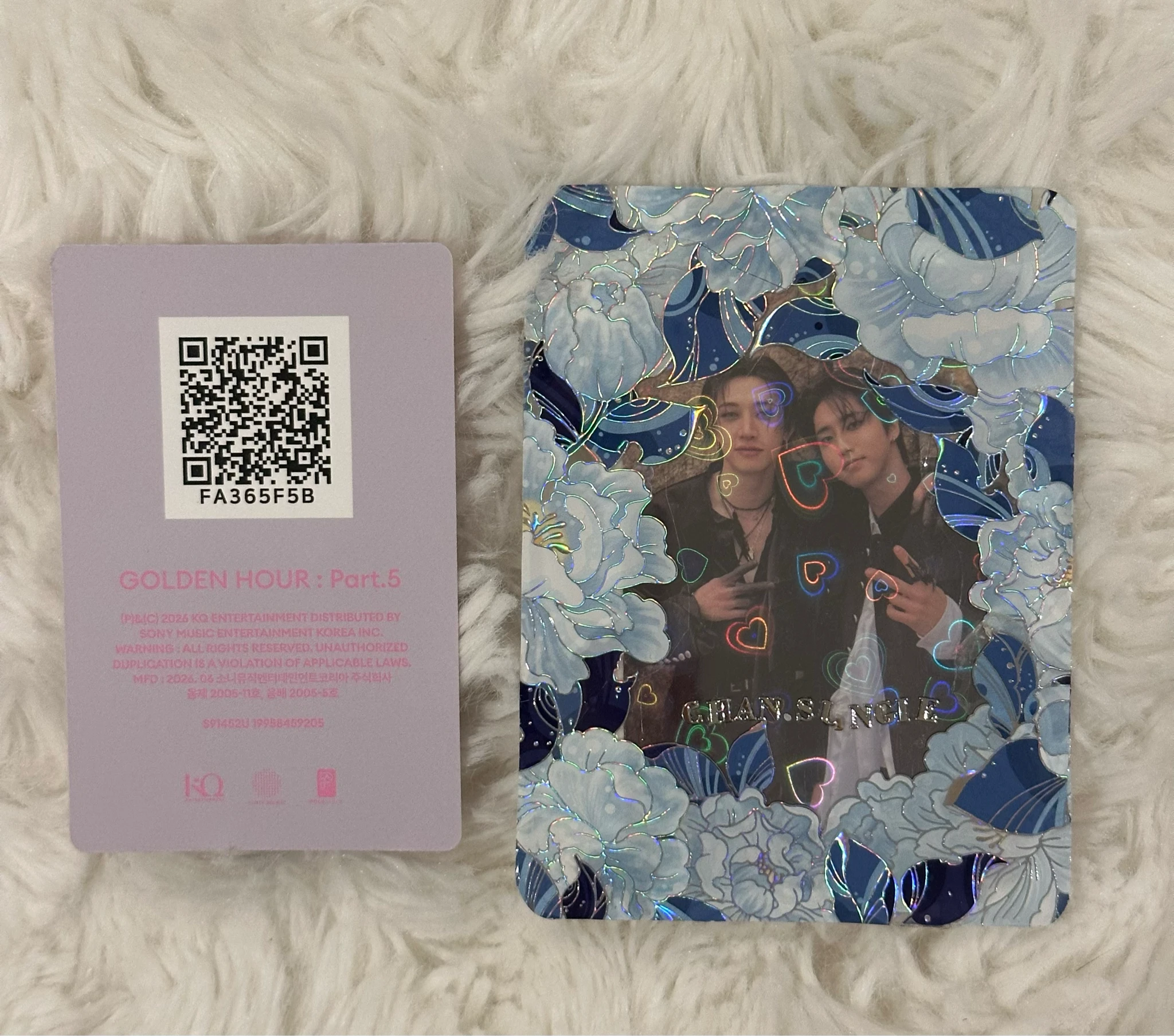 ATEEZ Mingi ATEEZ - Mingi - GOLDEN HOUR : Part.5 Album poca album diary version qr card listing photo 2