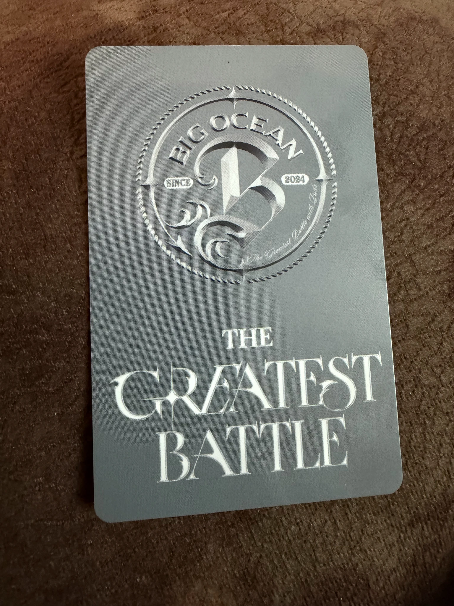 Big Ocean Chanyeon Big Ocean - Chanyeon - The Greatest Battle Album album photocard member version digipack version listing photo 2