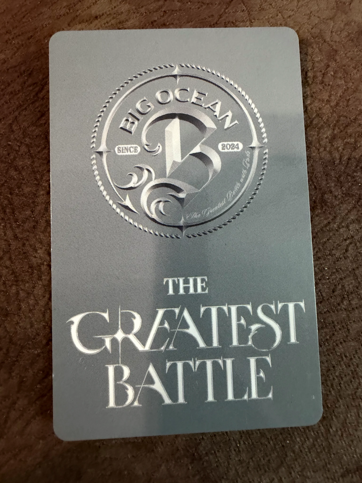 Big Ocean Chanyeon Big Ocean - Chanyeon - The Greatest Battle Album album photocard member version digipack version listing photo 2