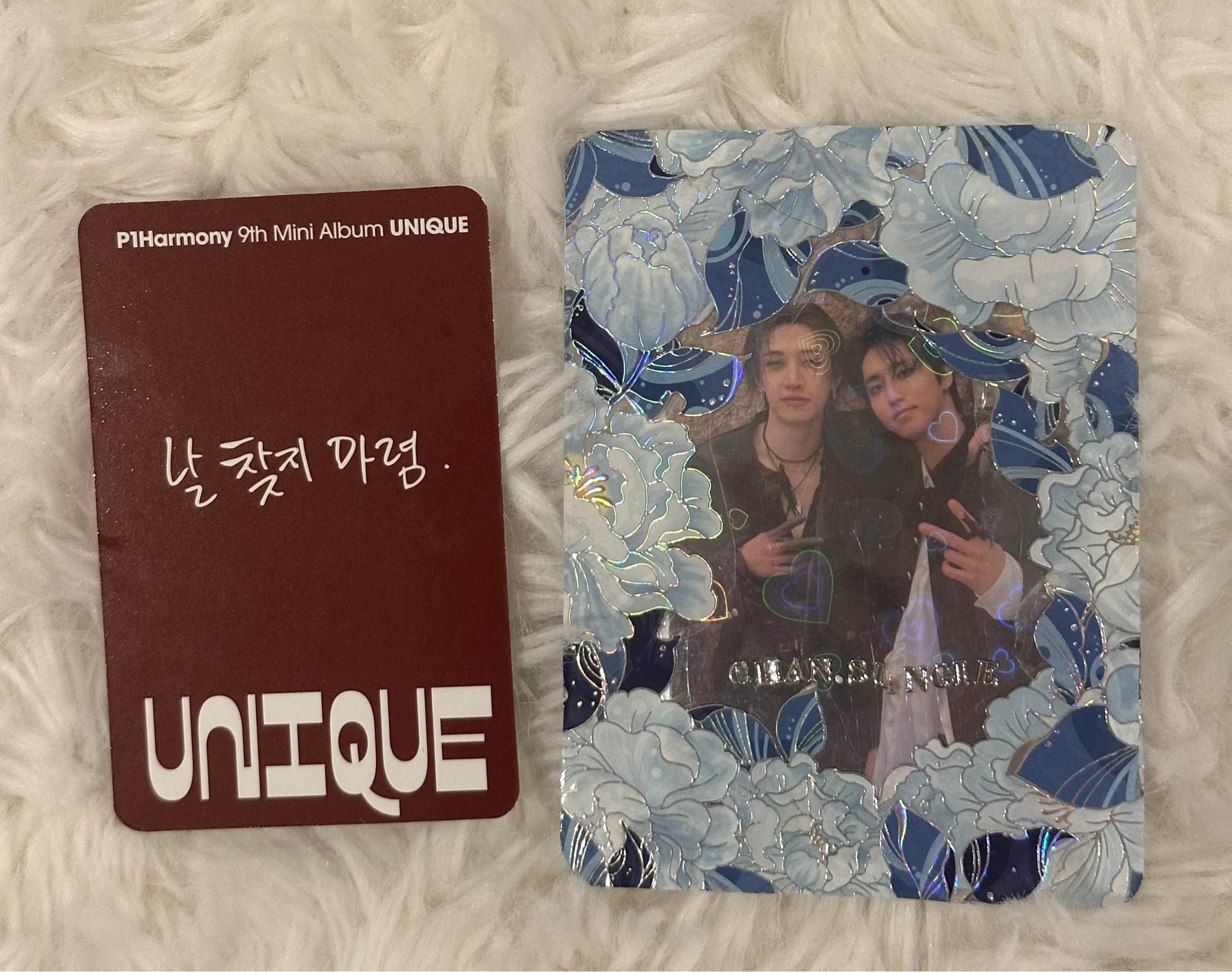 P1Harmony Keeho P1Harmony - Keeho - UNIQUE Album album photocard A version listing photo 2